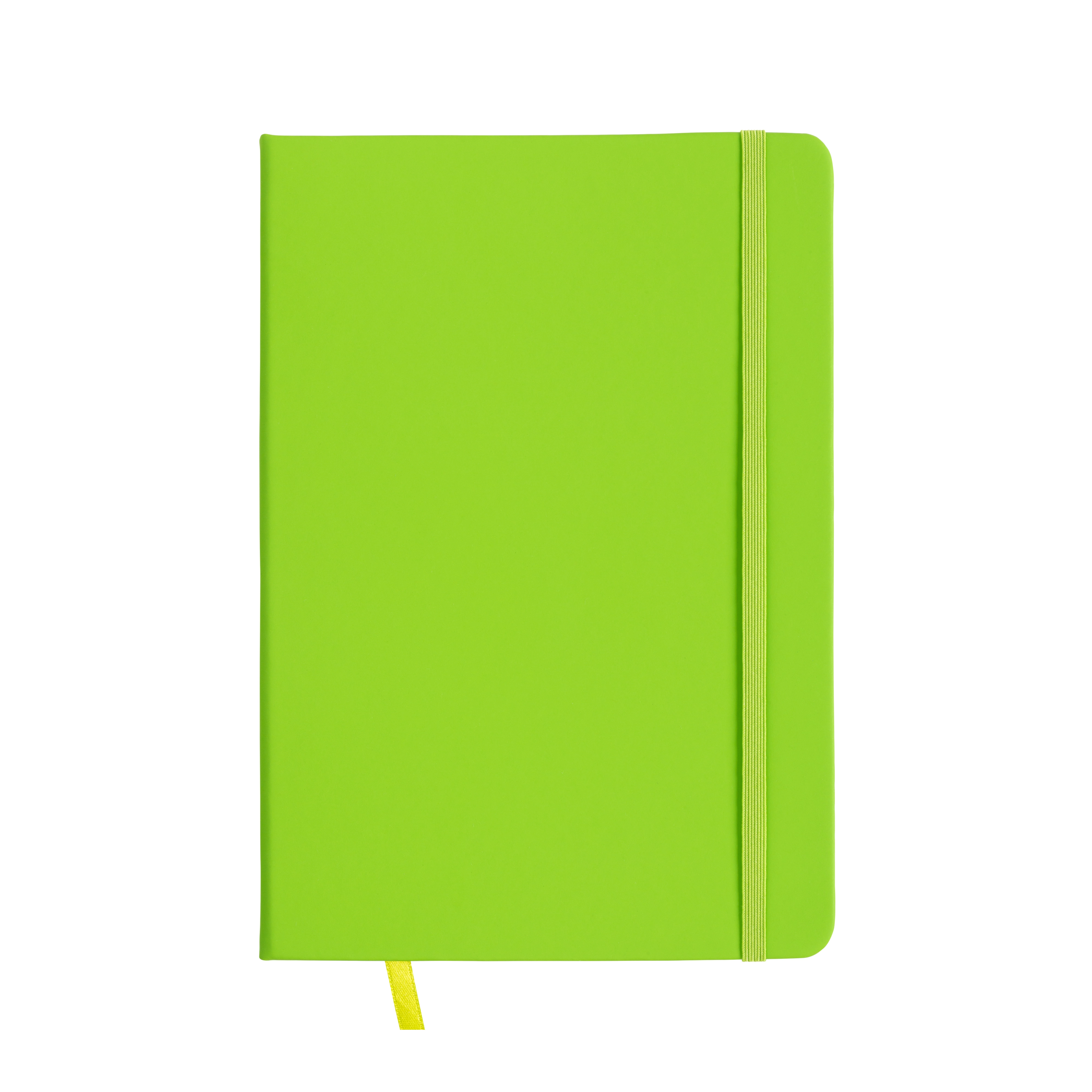 Immagine Quaderno in PU con elastico colorato, fogli a righe (80 pag.) colore avorio, segnalibro in