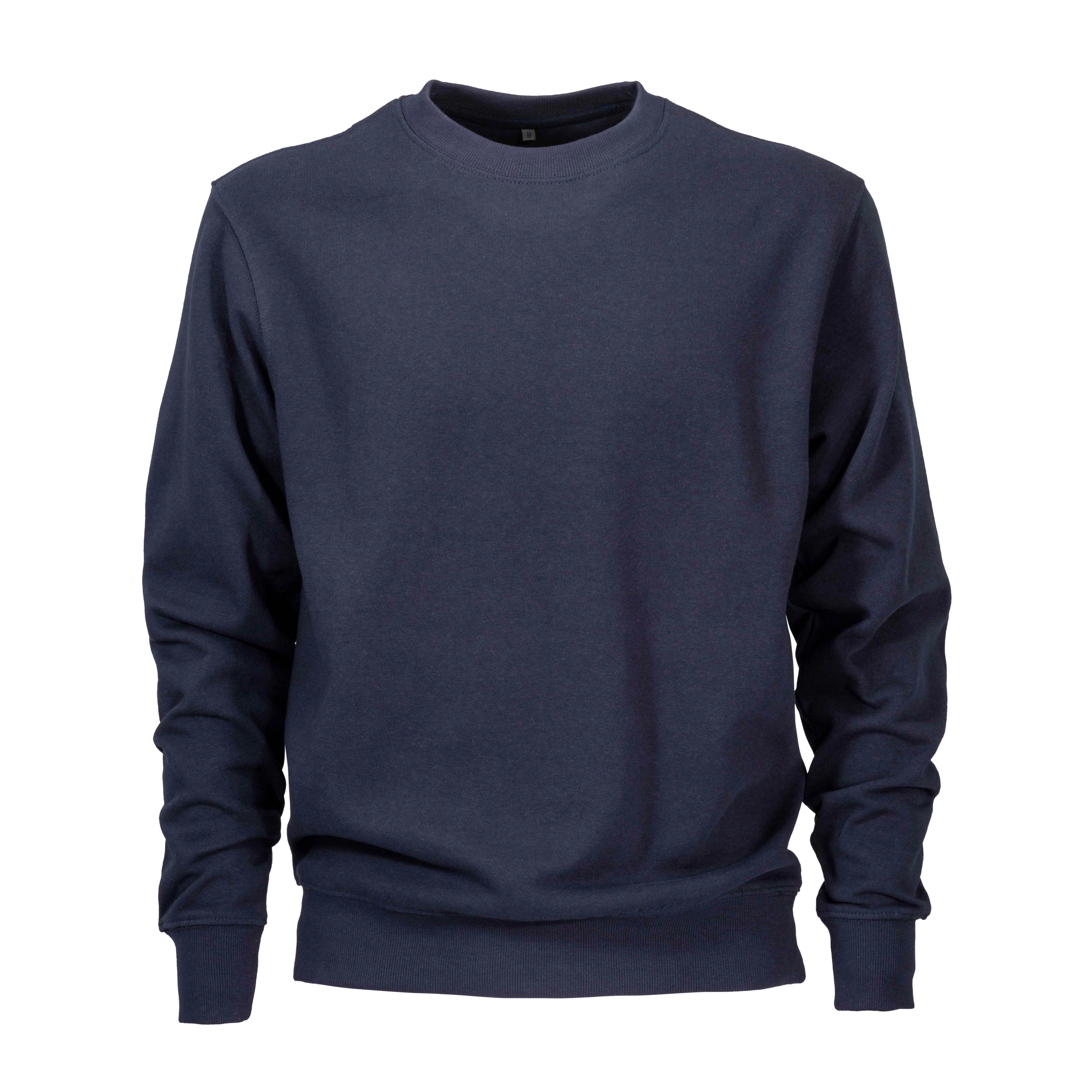 Immagine Felpa girocollo in cotone/poliestere, tinta unita