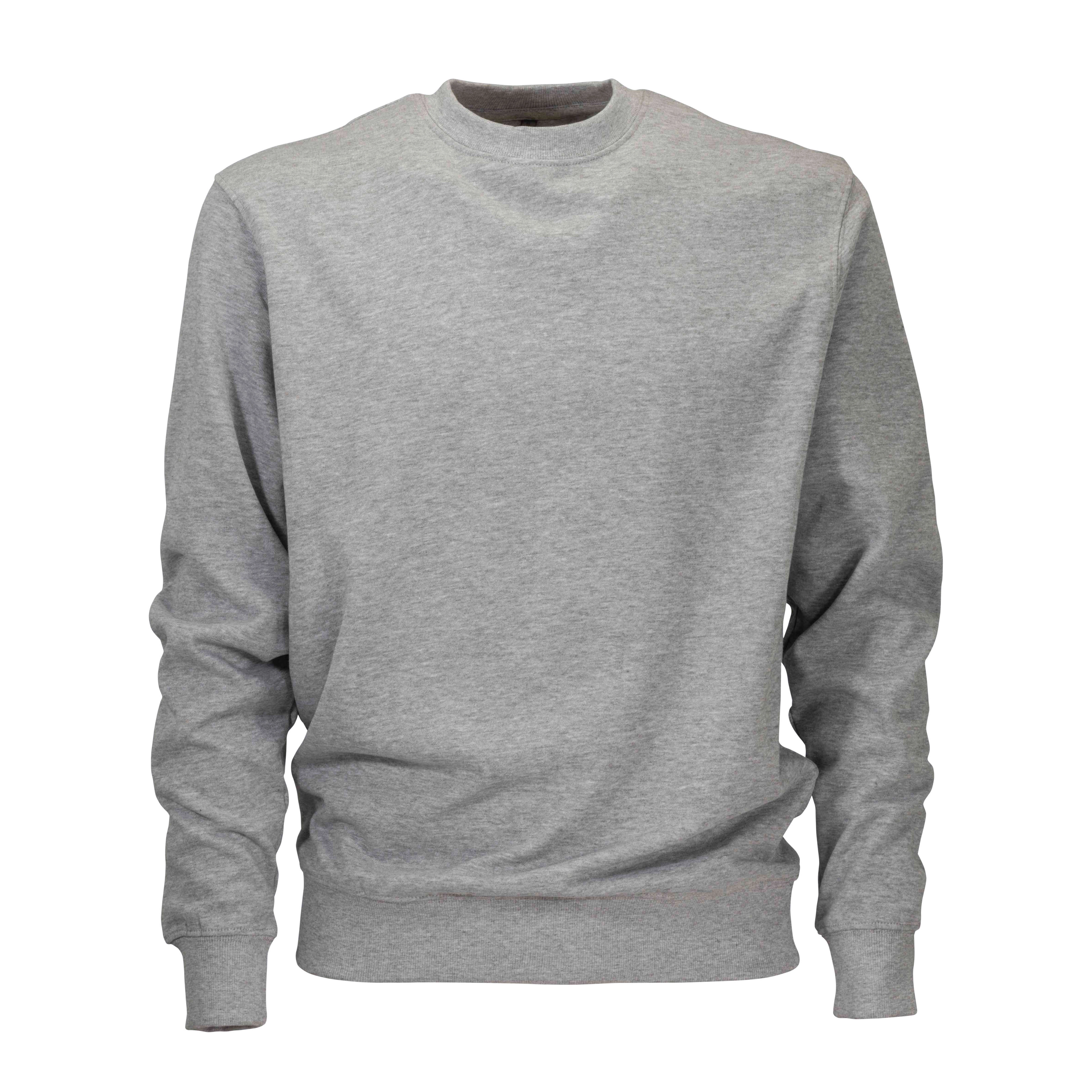 Immagine Felpa girocollo in cotone/poliestere, tinta unita