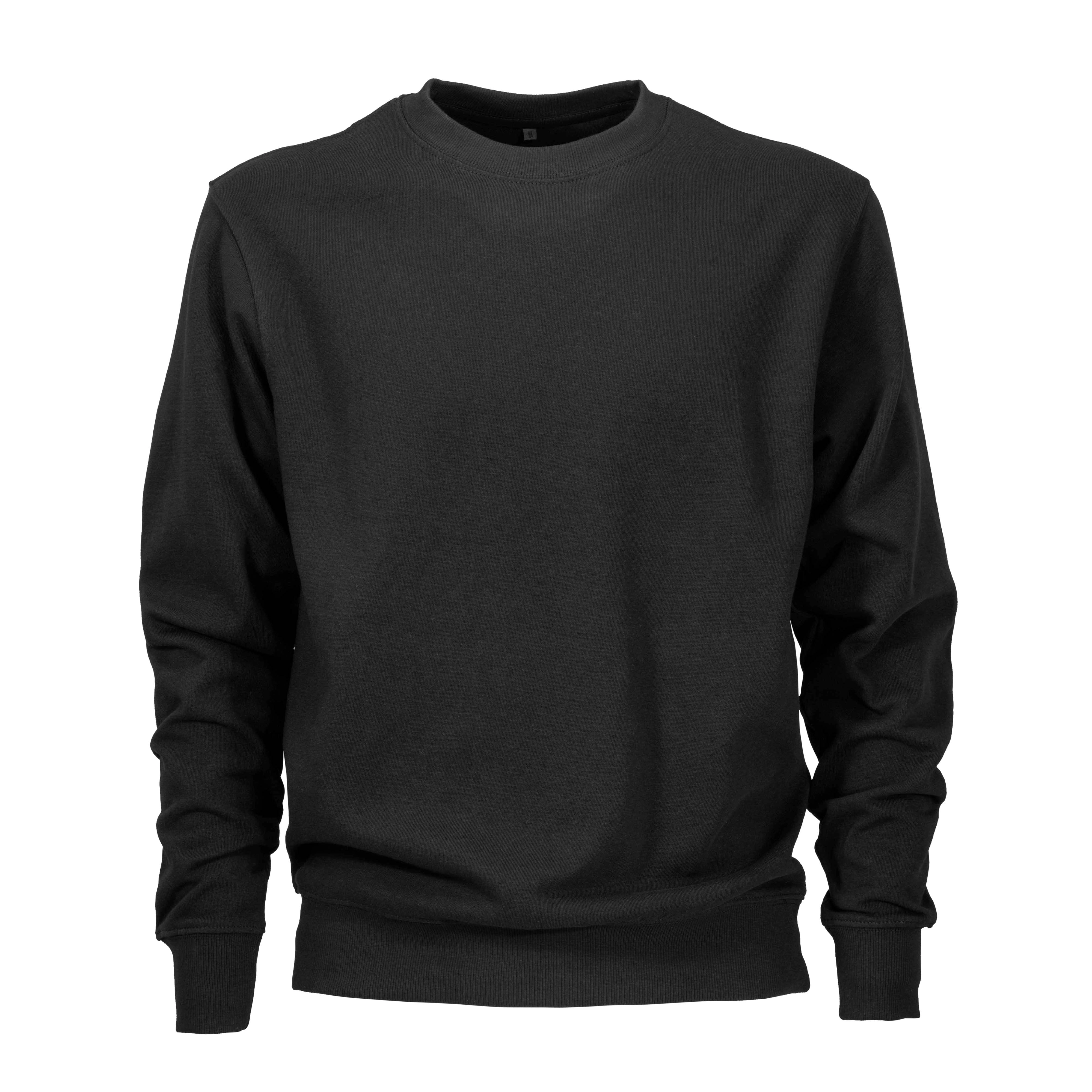 Immagine Felpa girocollo in cotone/poliestere, tinta unita