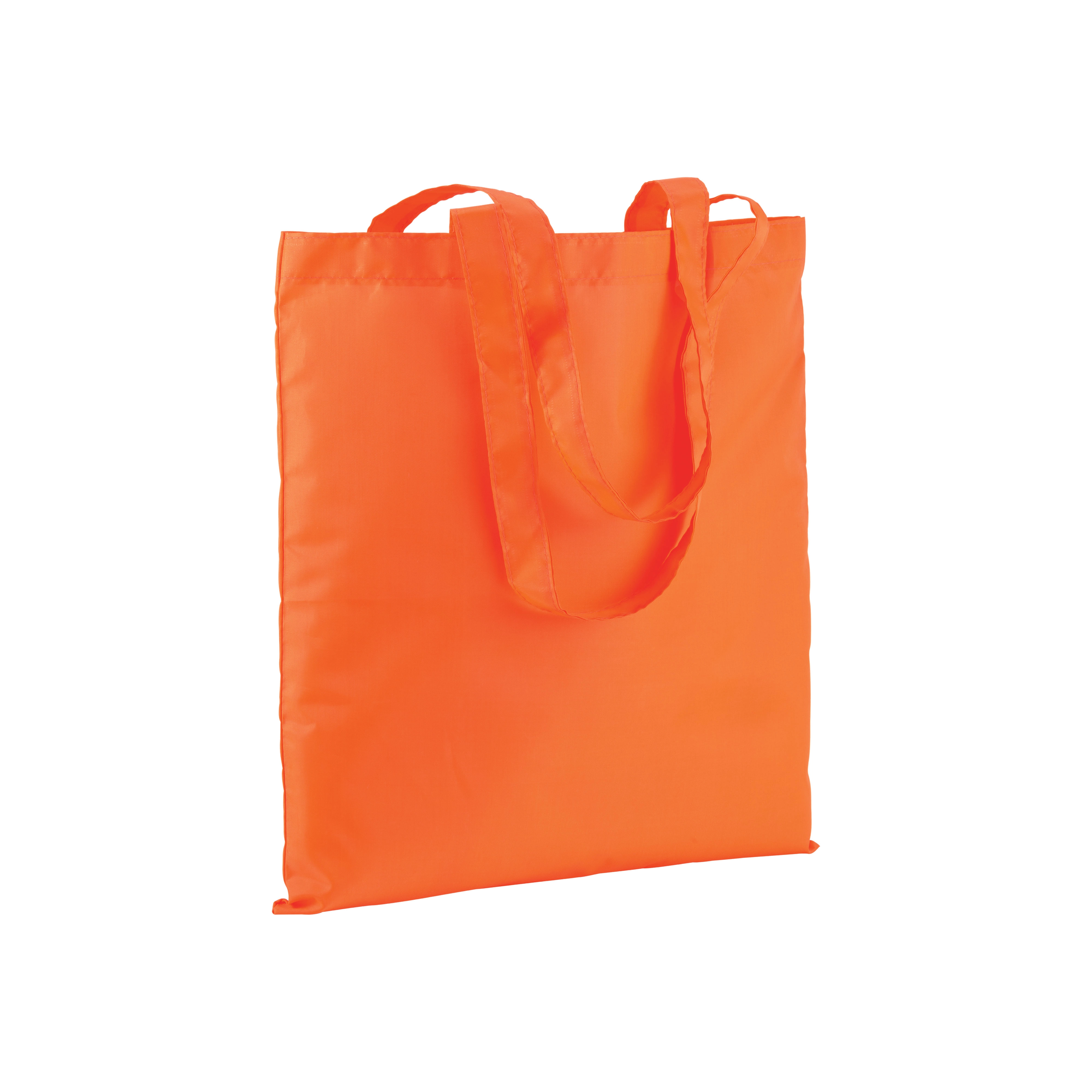 Immagine Shopper in poliestere 210T colori fluo, manici lunghi