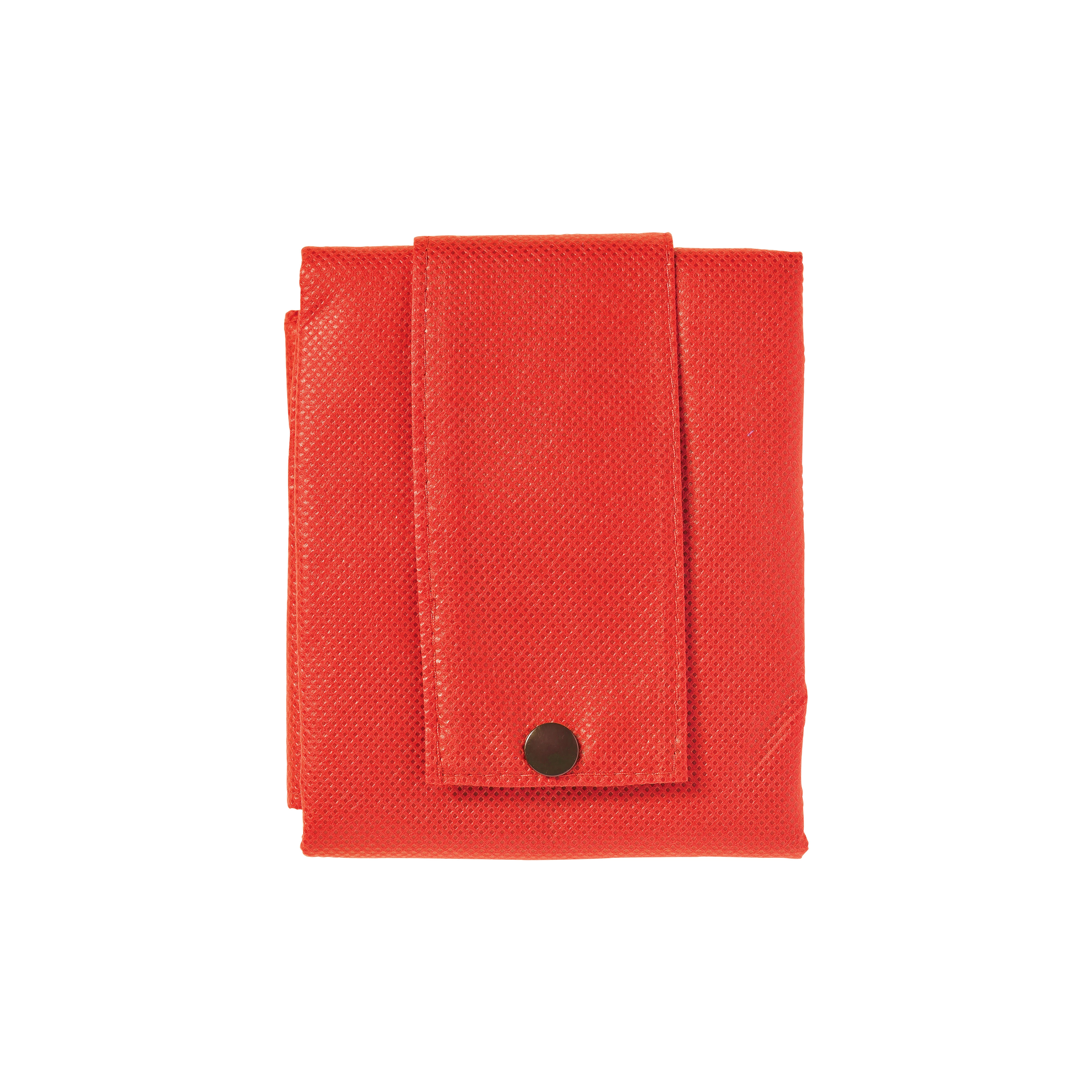 Immagine Shopper ripiegabile con soffietto in TNT 80 g/m2, manici corti