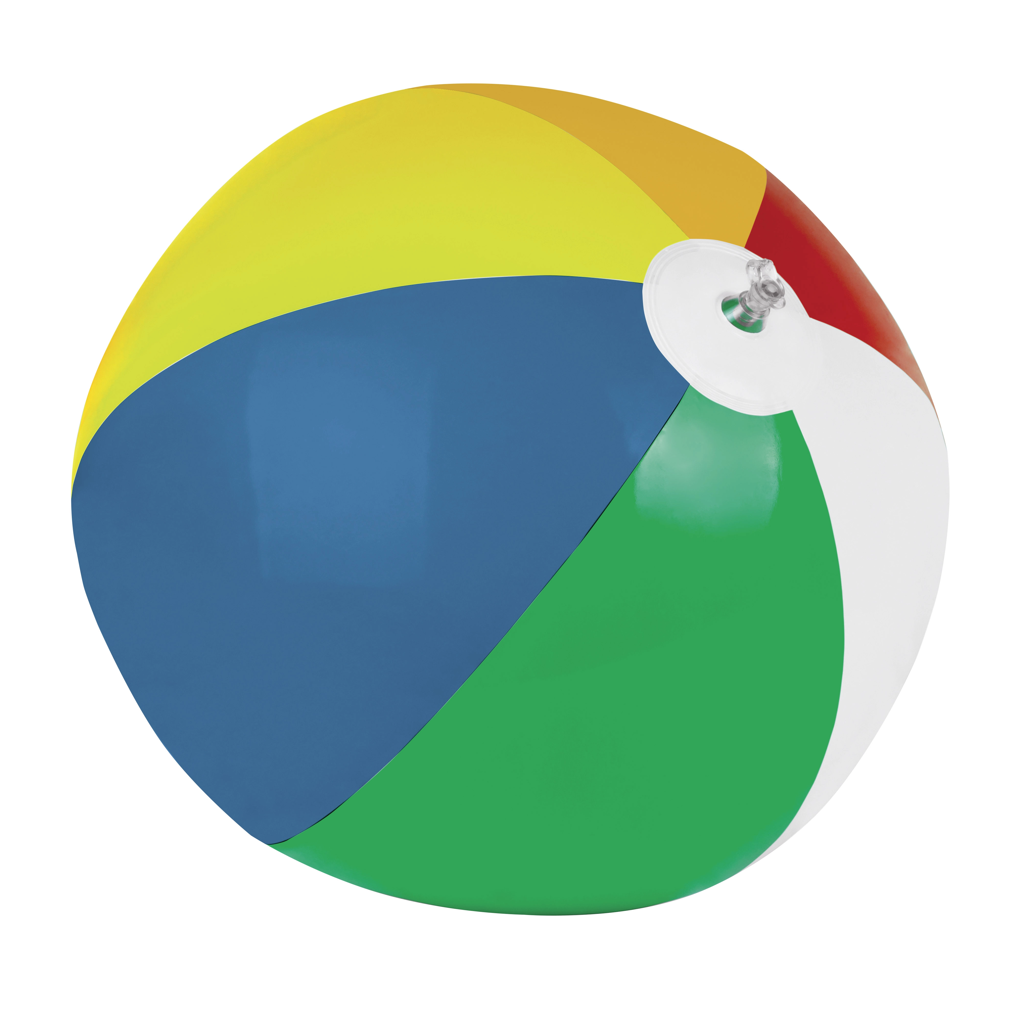 Immagine Pallone gonfiabile da spiaggia in PVC bicolore diametro cm 28