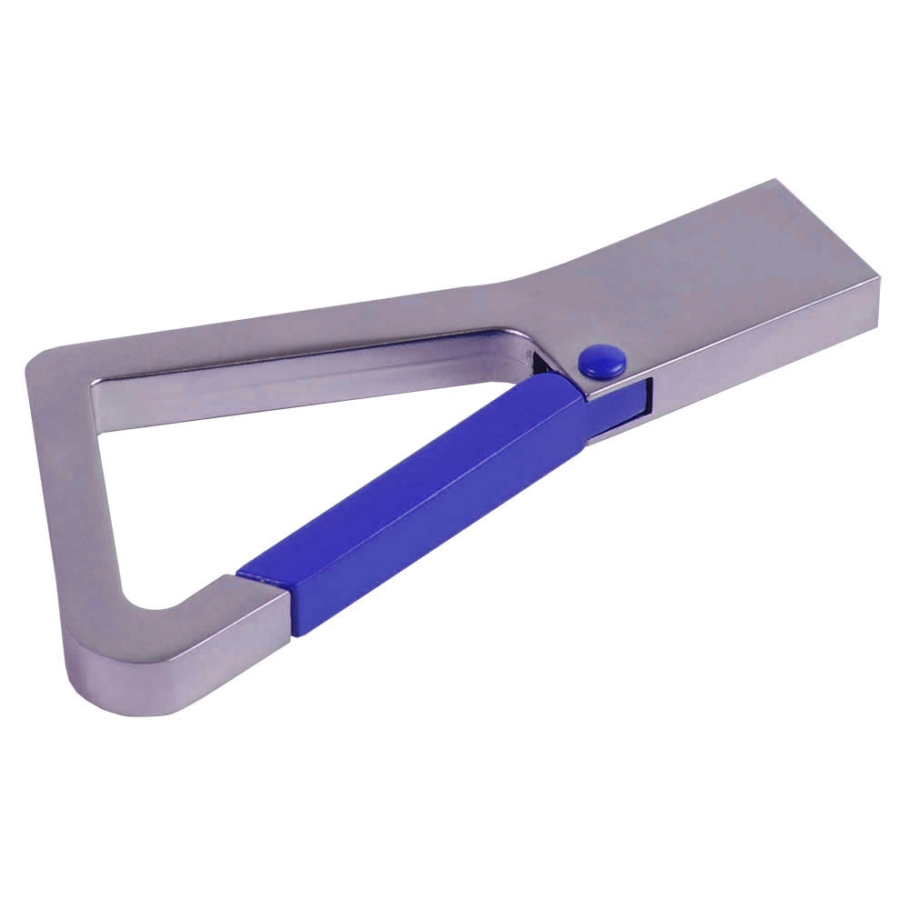 Immagine Chiavetta USB 4 Gb in metallo con moschettone. Possibilità di import su richiesta