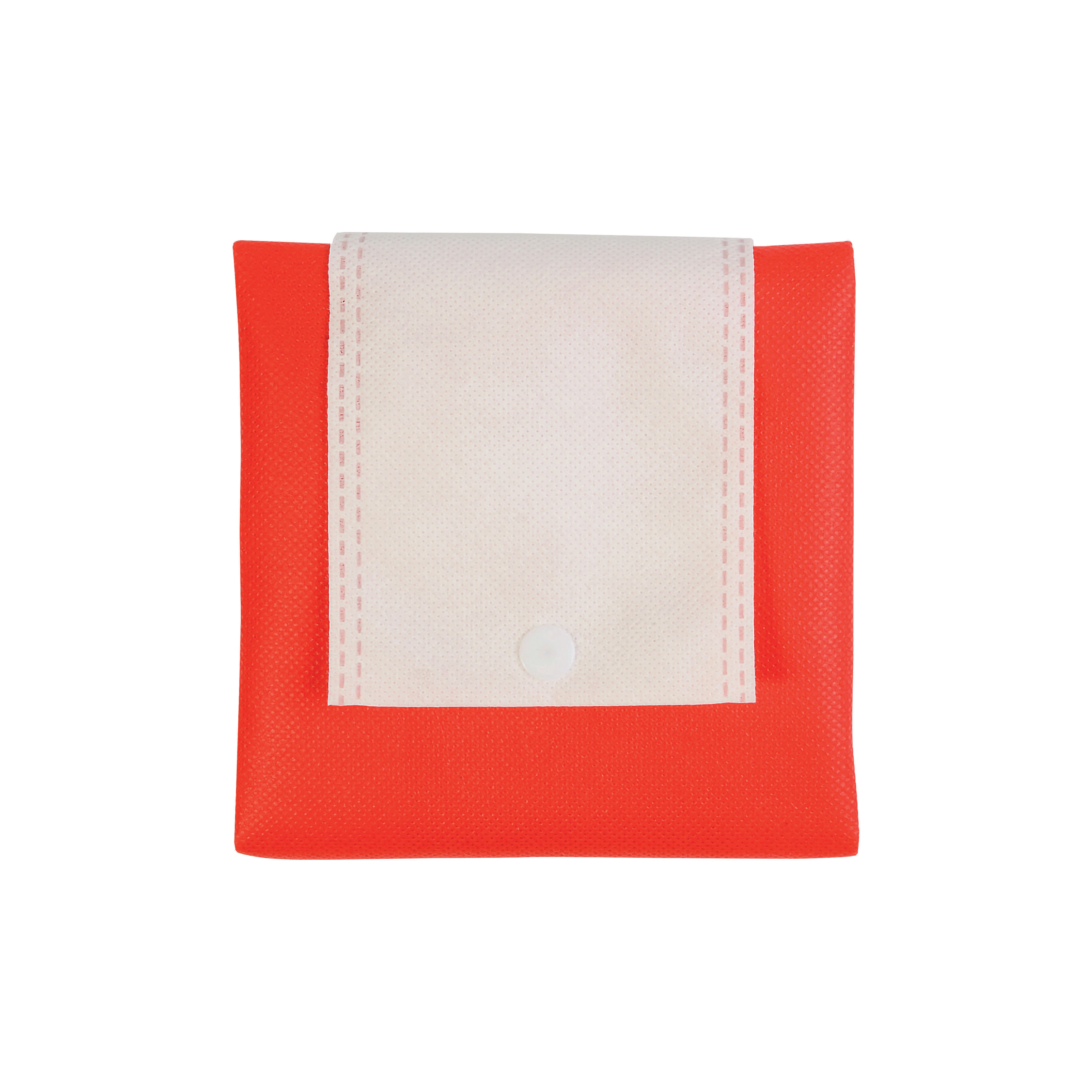 Immagine Shopper ripiegabile in TNT 80 g/m2 termosaldato, manici corti