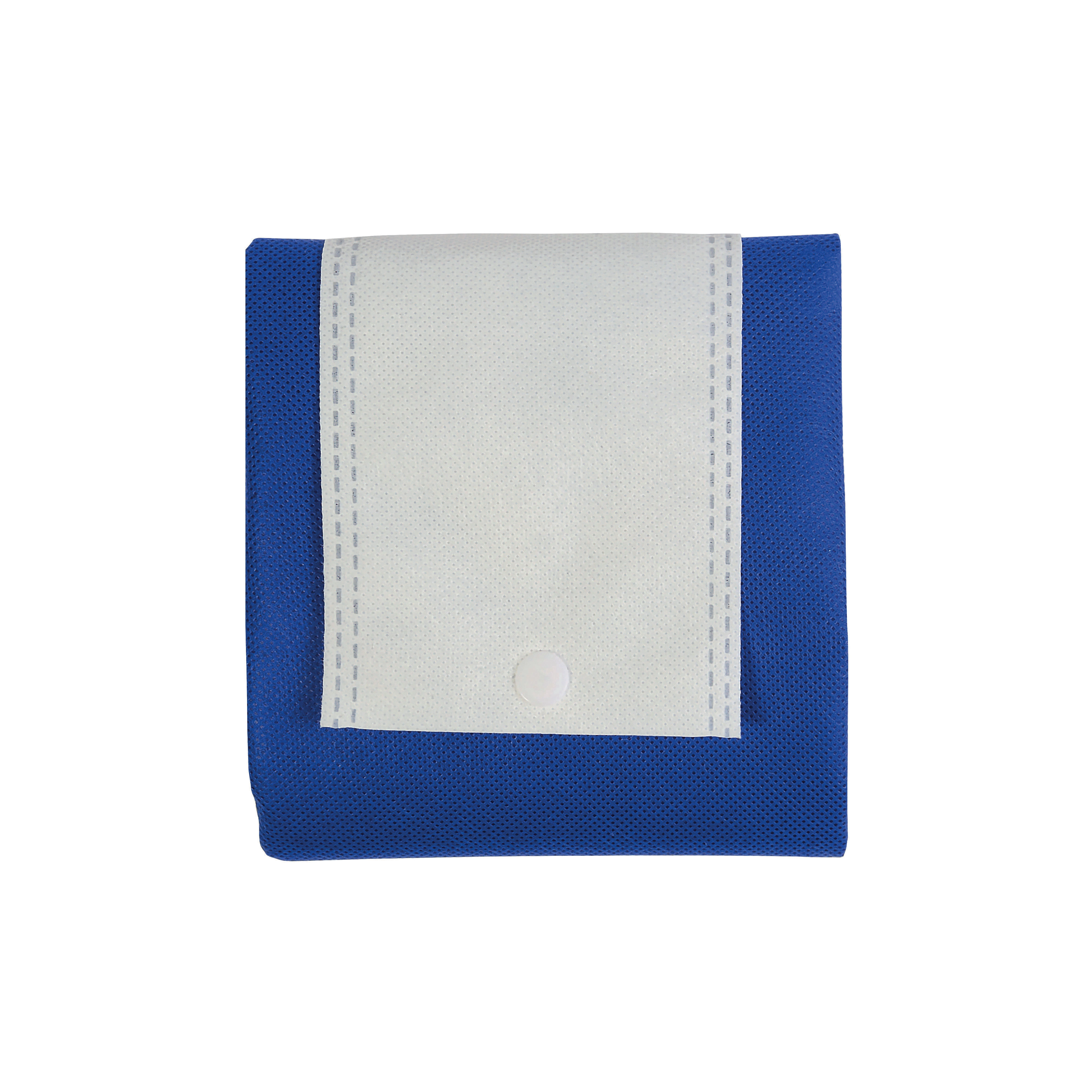 Immagine Shopper ripiegabile in TNT 80 g/m2 termosaldato, manici corti