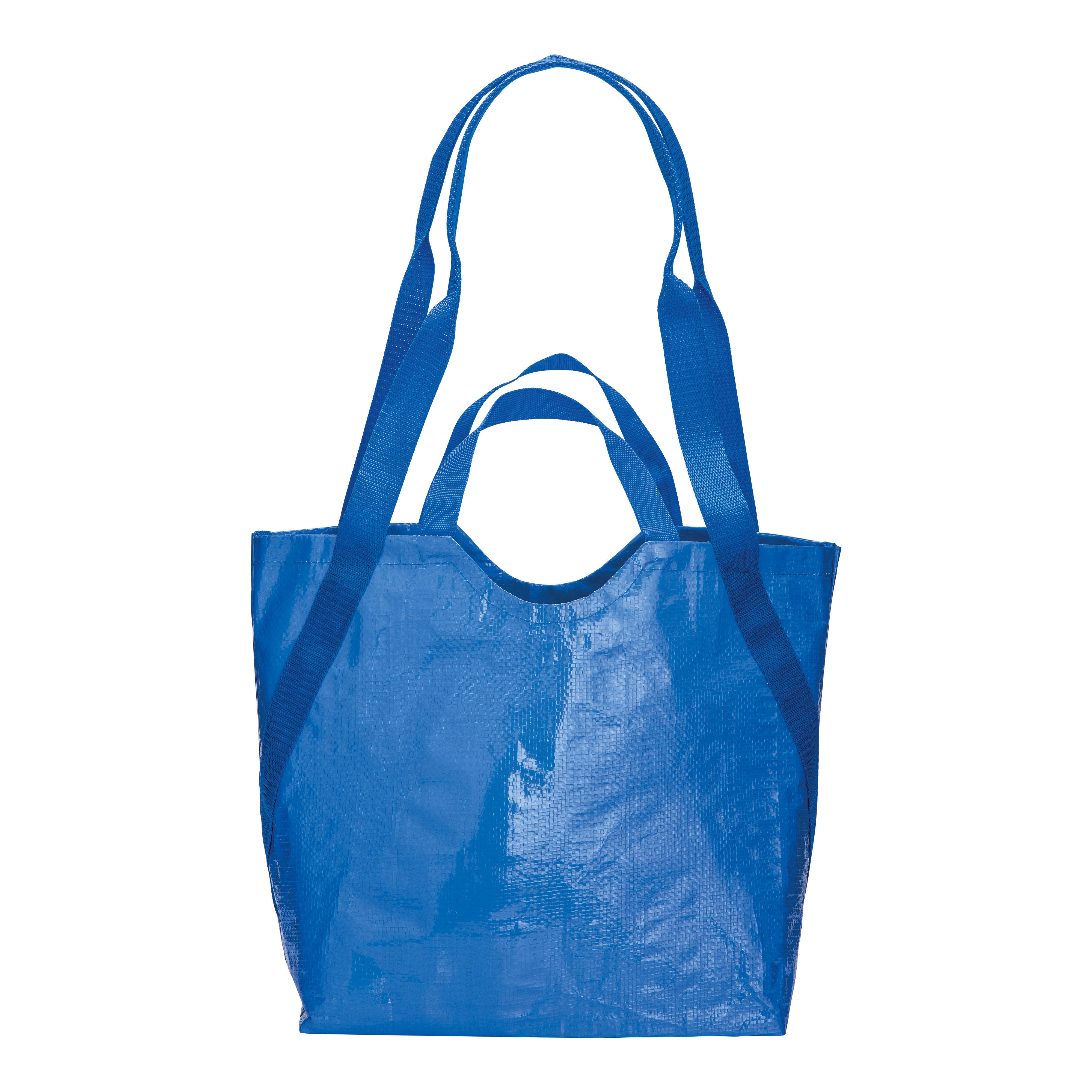 Immagine Shopper in polipropilene con manici doppi a nastro (corti e lunghi)