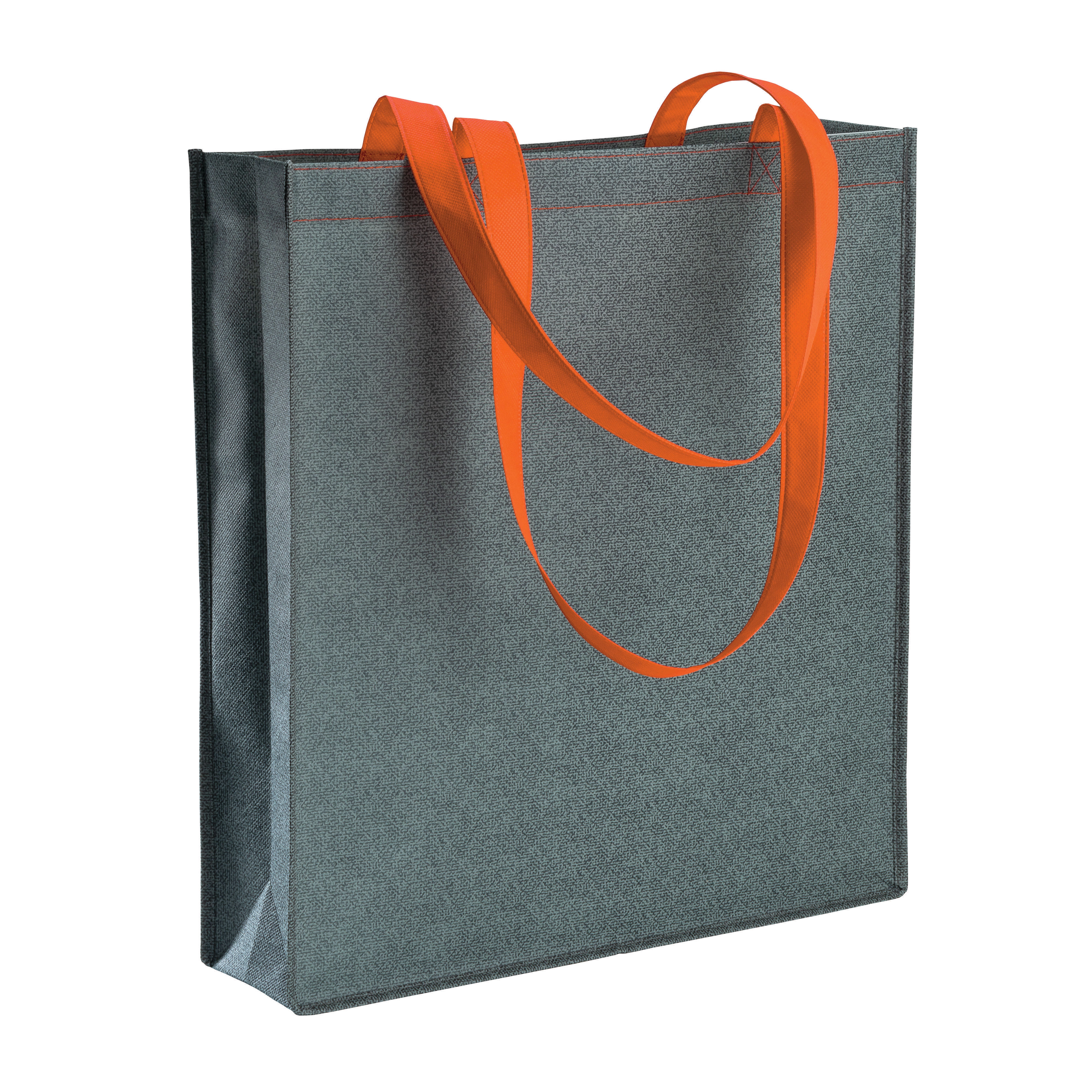 Immagine Shopper con soffietto in TNT stampato con effetto jeans