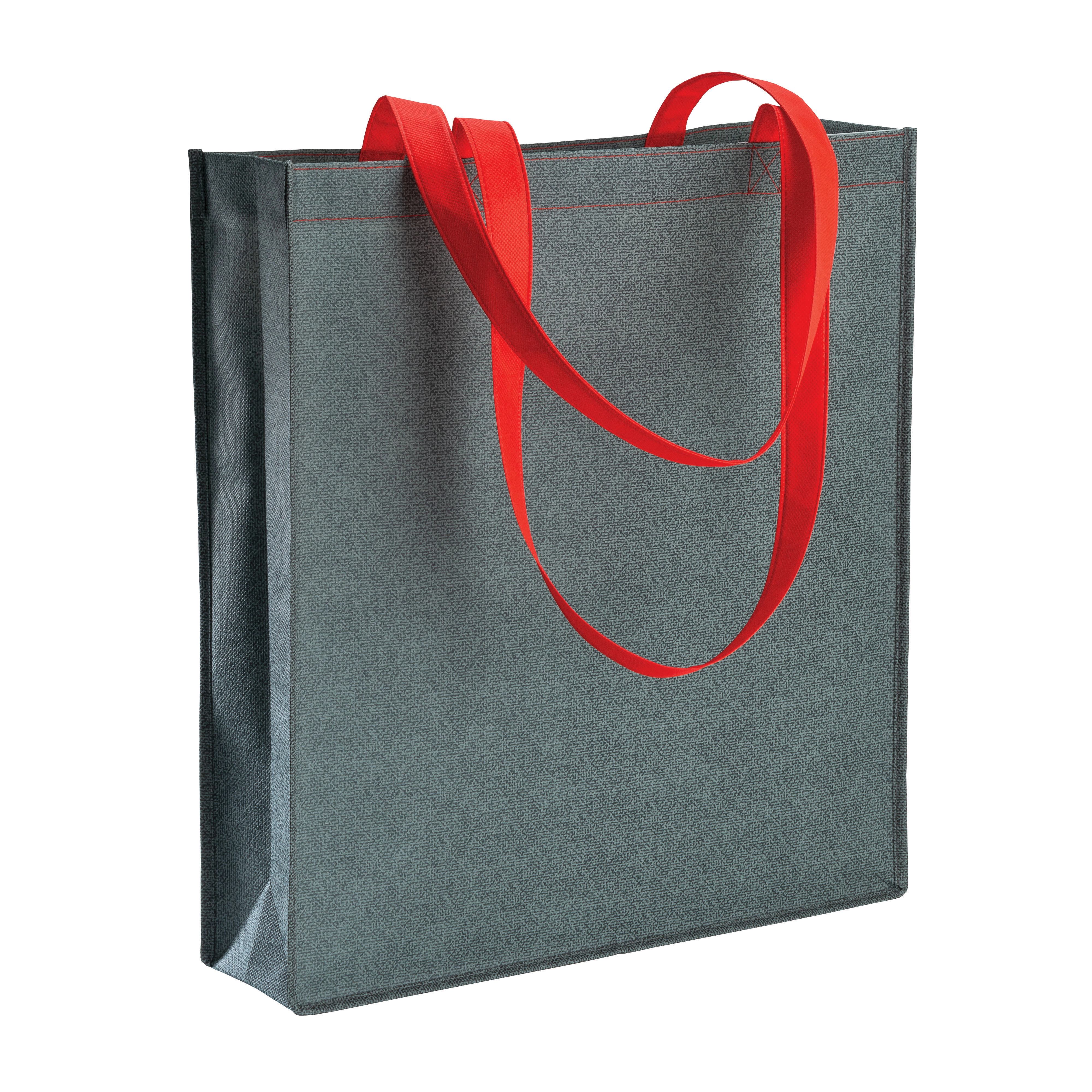 Immagine Shopper con soffietto in TNT stampato con effetto jeans