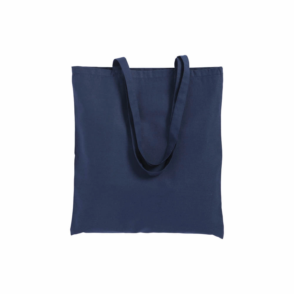 Immagine Shopper in cotone 180 g/m2, manici lunghi e soffietto