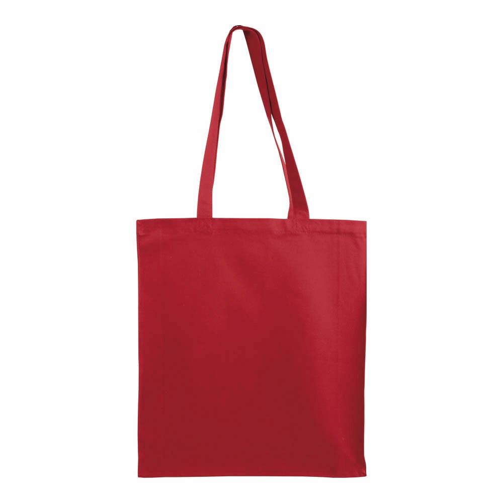 Immagine Shopper in cotone 180 g/m2, manici lunghi e soffietto