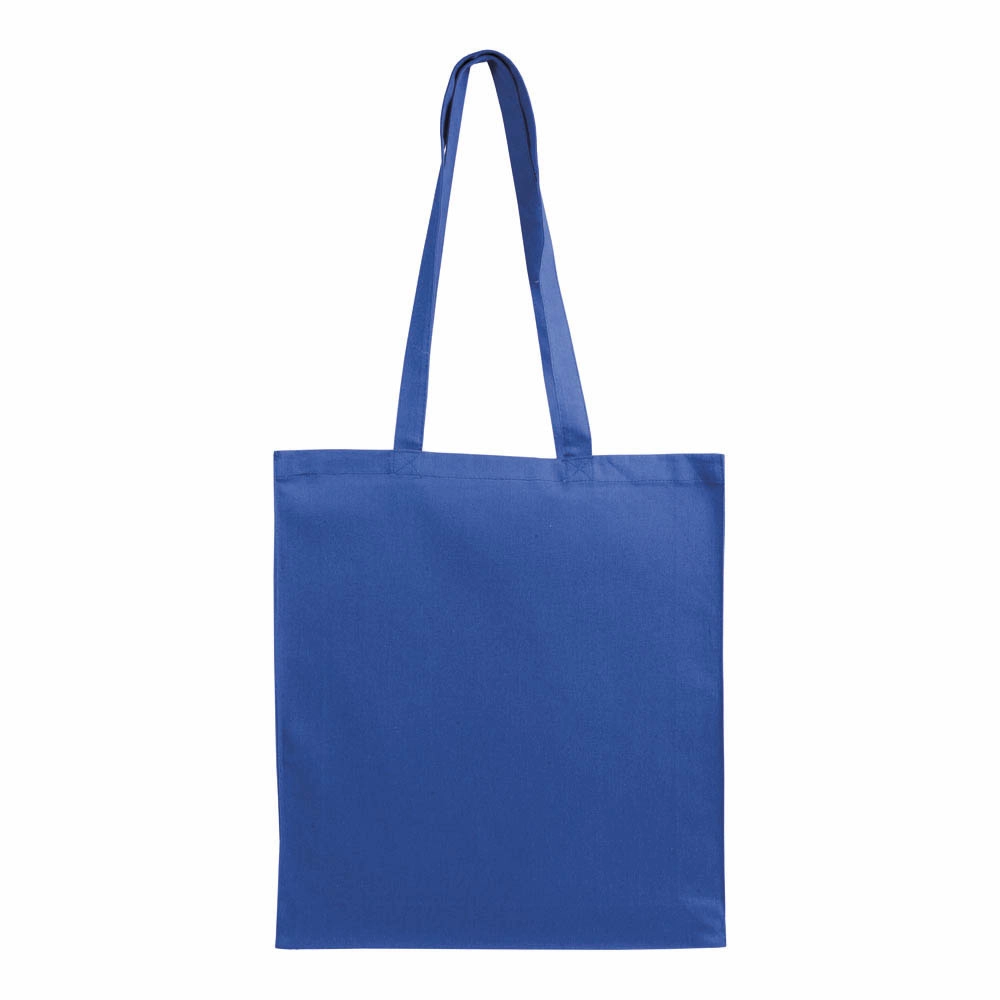 Immagine Shopper in cotone 180 g/m2, manici lunghi e soffietto