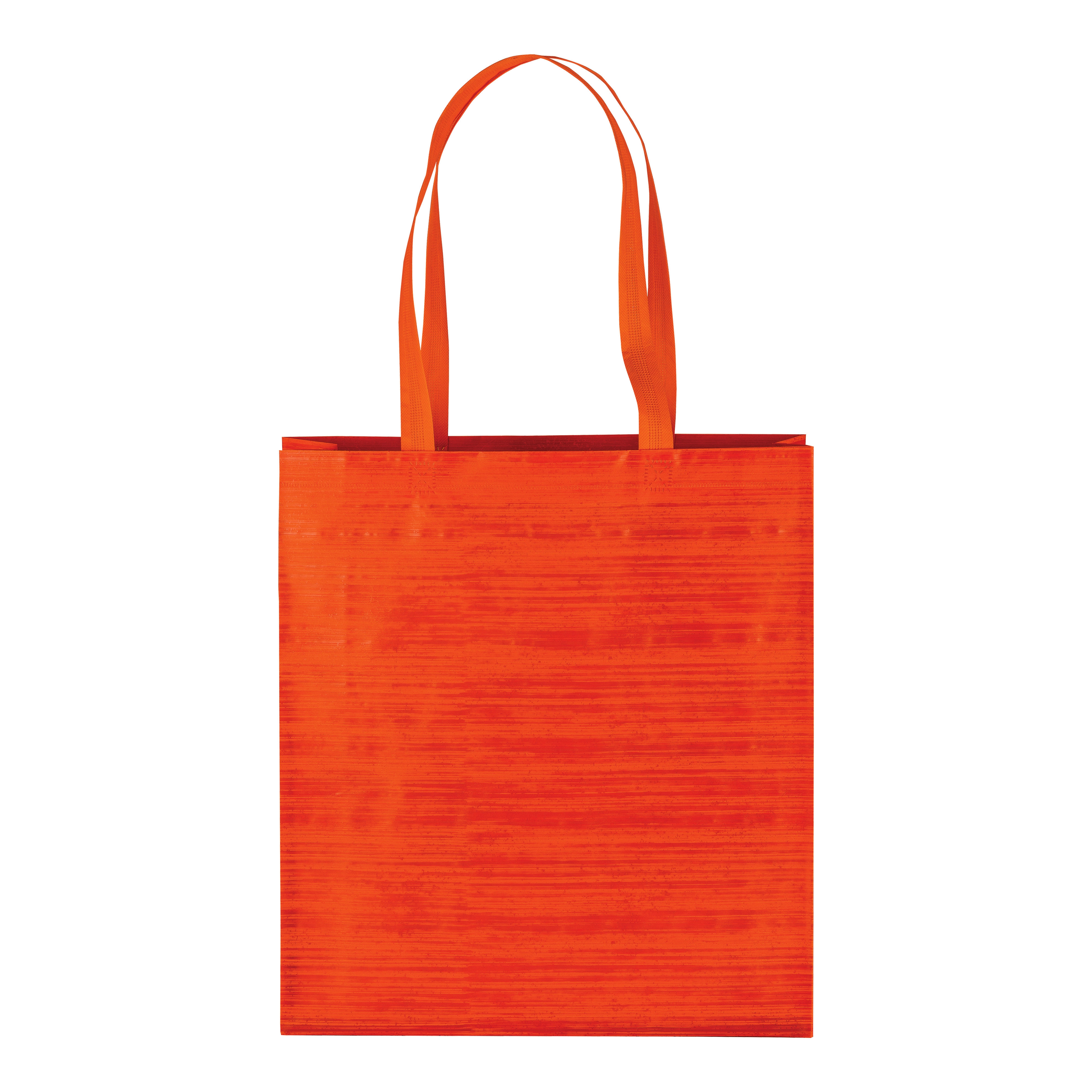 Immagine Shopper in TNT termosaldato con soffietto, manici 65 cm