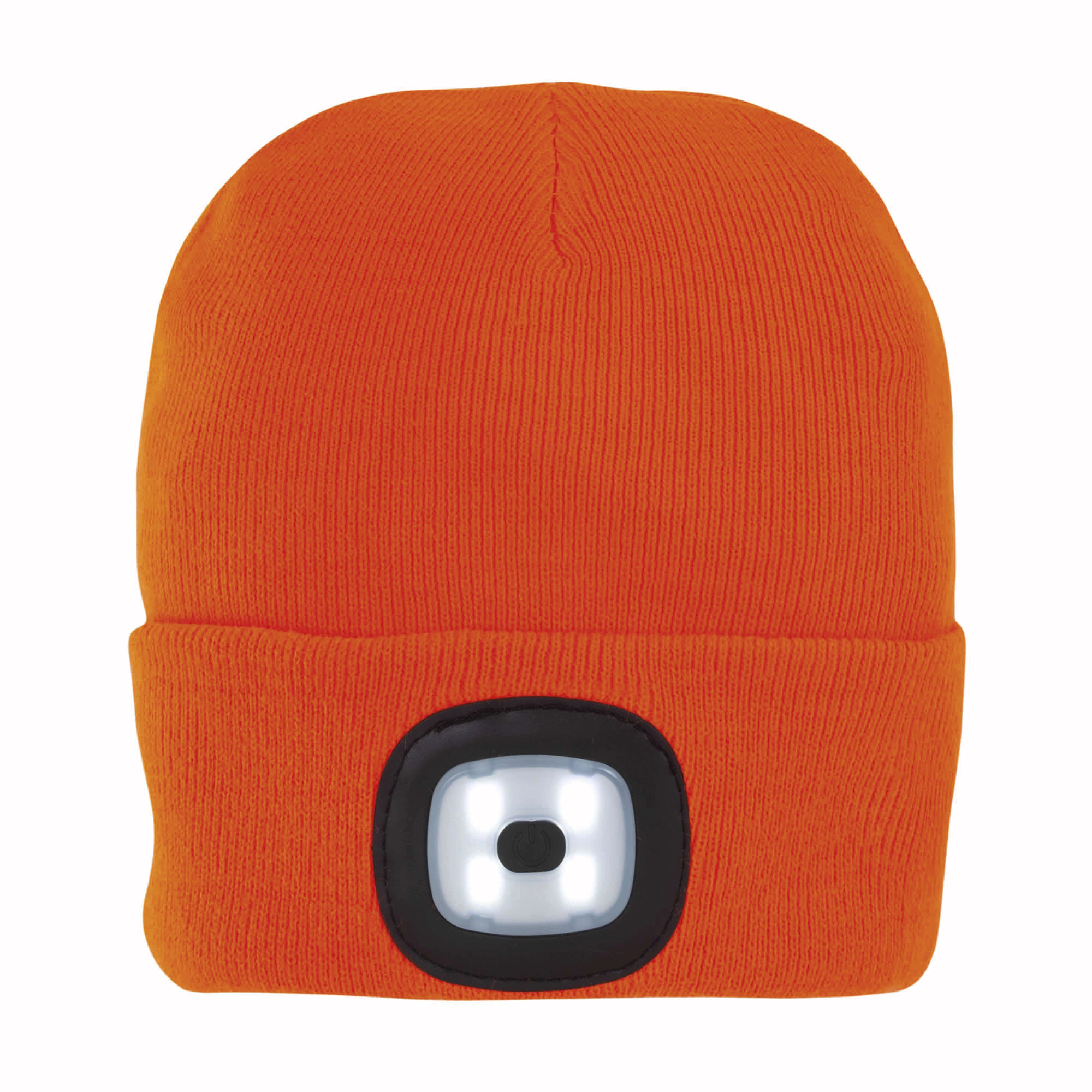 Immagine Cappellino in maglia 100% acrilico pesante con luce LED removibile e ricaricabile USB
