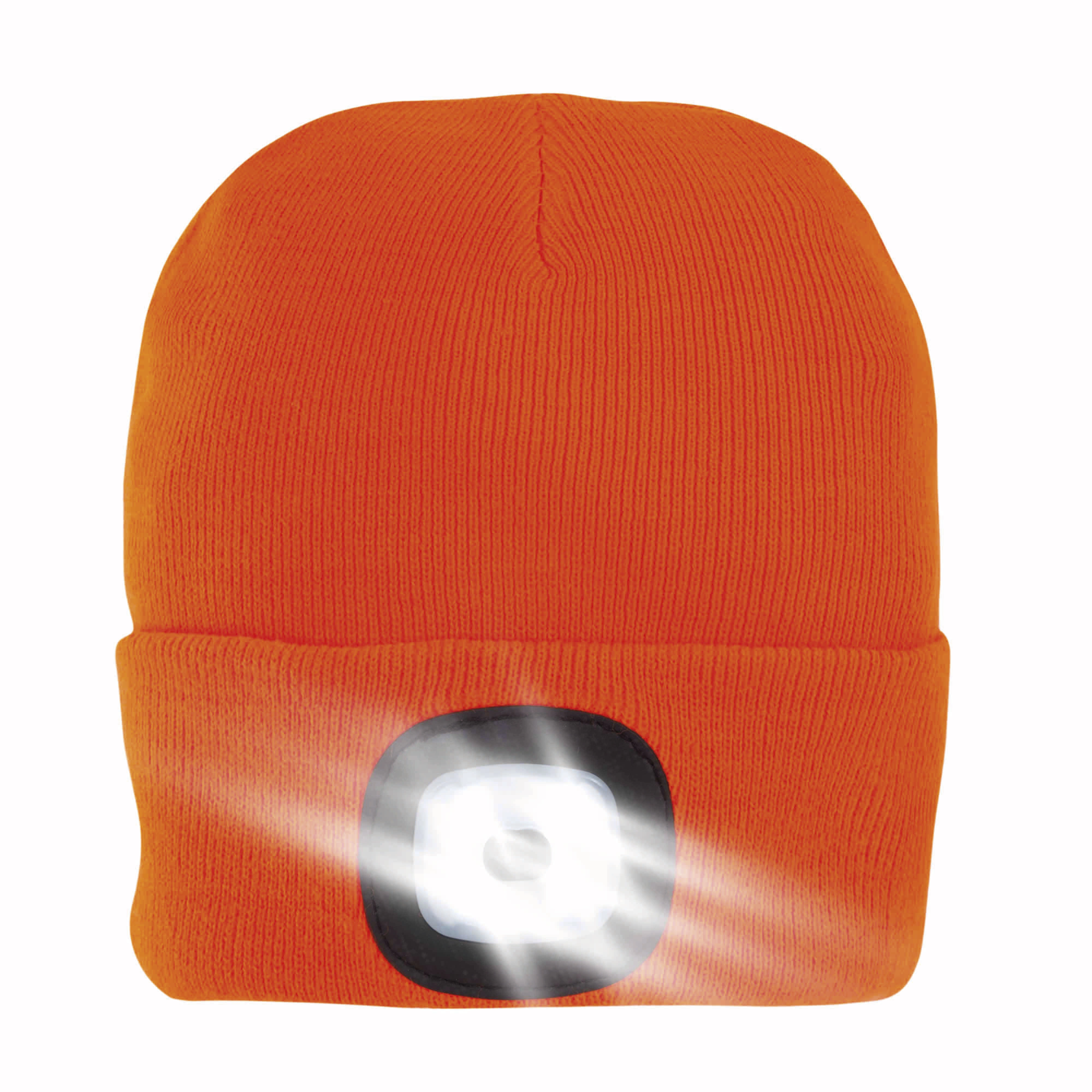 Immagine Cappellino in maglia 100% acrilico pesante con luce LED removibile e ricaricabile USB