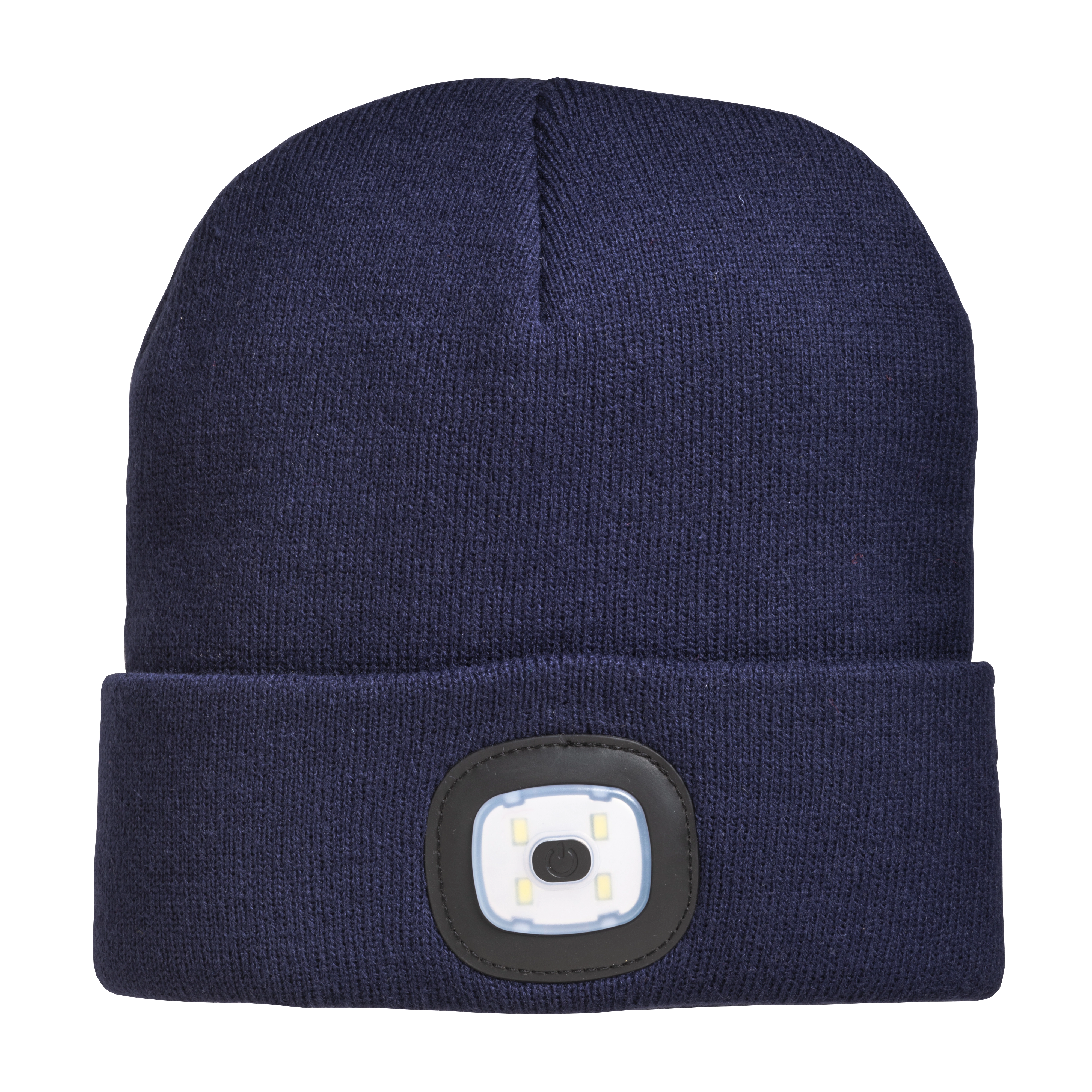 Immagine Cappellino in maglia 100% acrilico pesante con luce LED removibile e ricaricabile USB