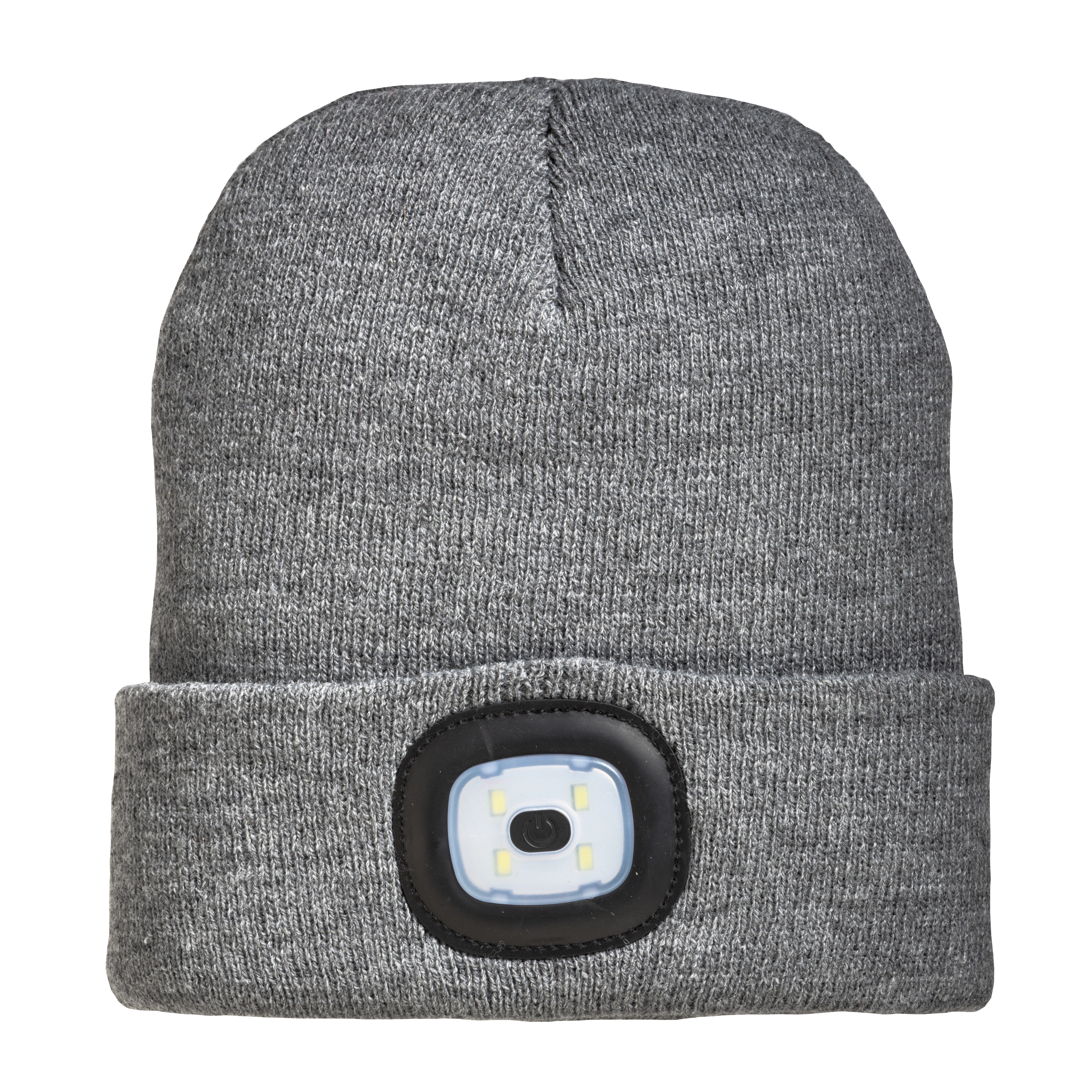 Immagine Cappellino in maglia 100% acrilico pesante con luce LED removibile e ricaricabile USB