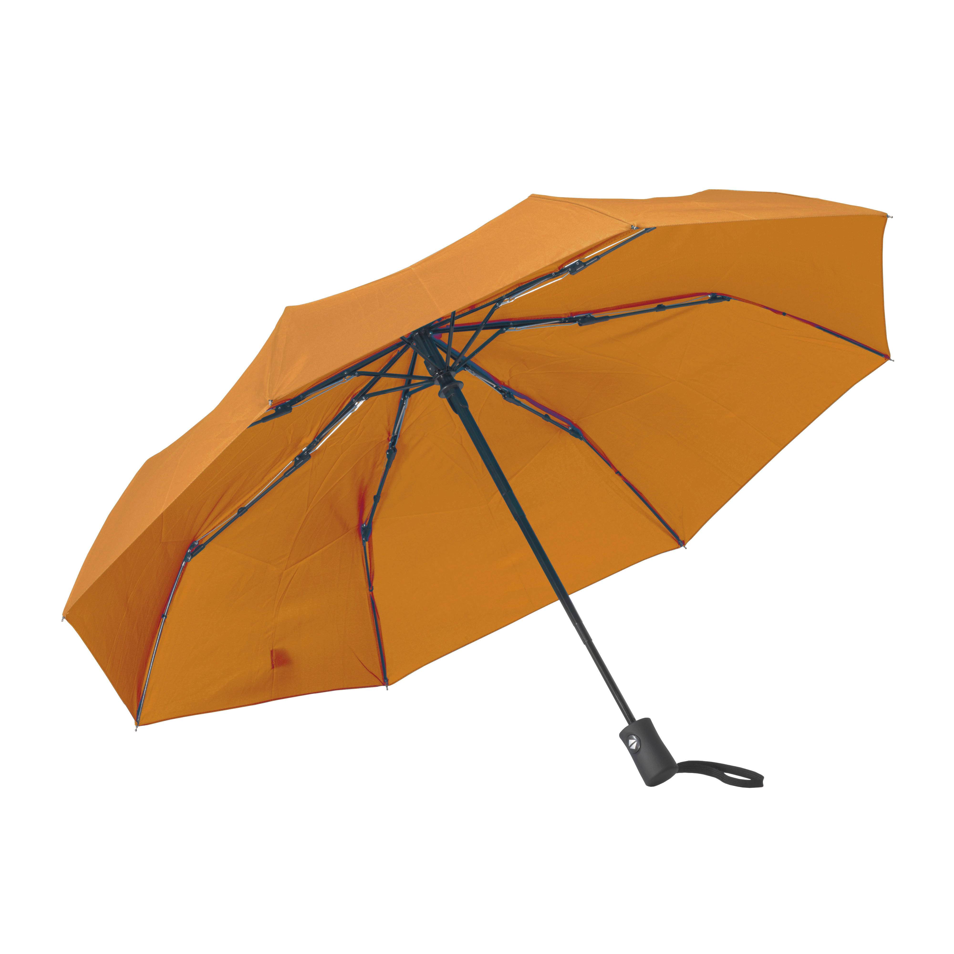 Immagine Mini ombrello apri-chiudi a pulsante in Polyester seta, inserito in guaina