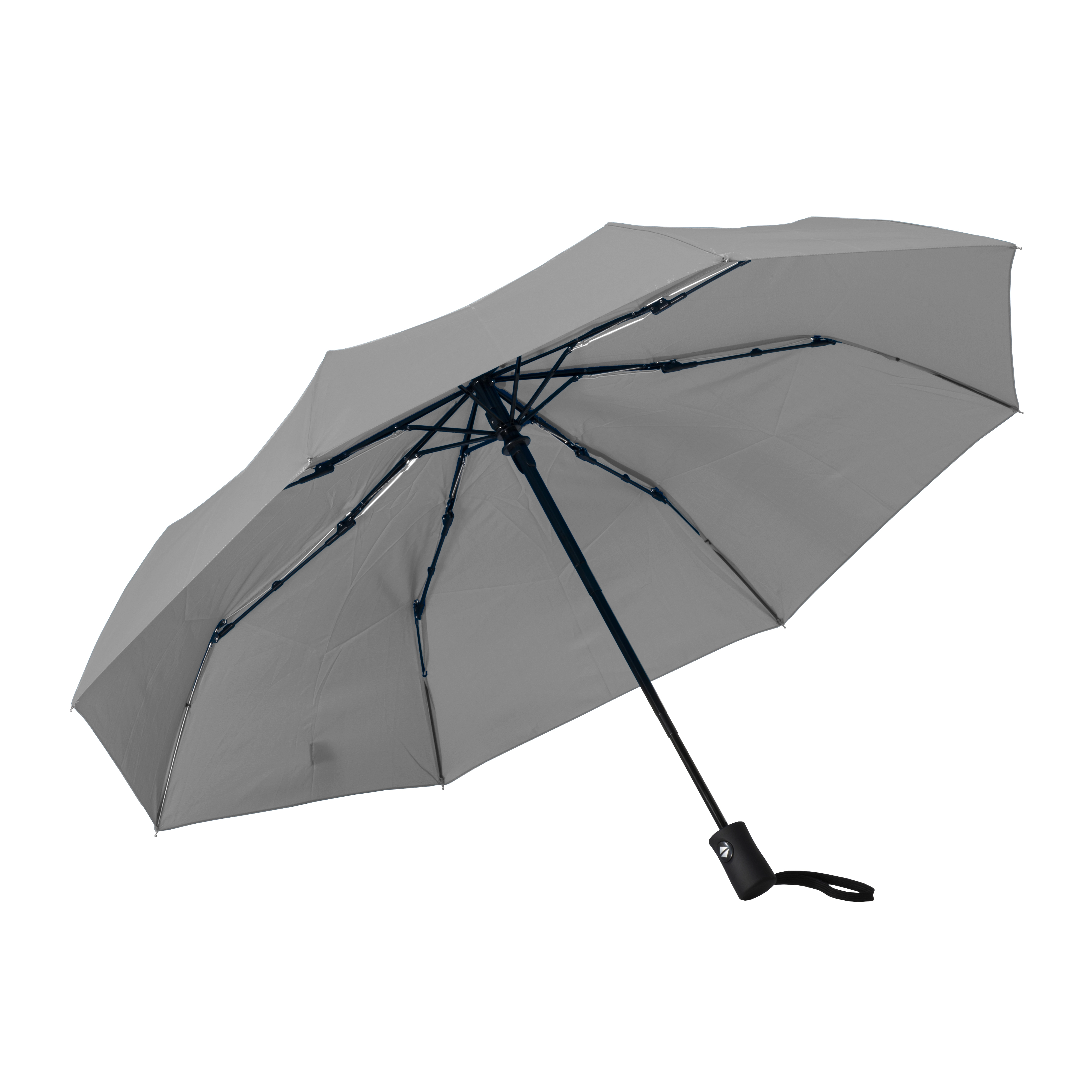 Immagine Mini ombrello apri-chiudi a pulsante in Polyester seta, inserito in guaina