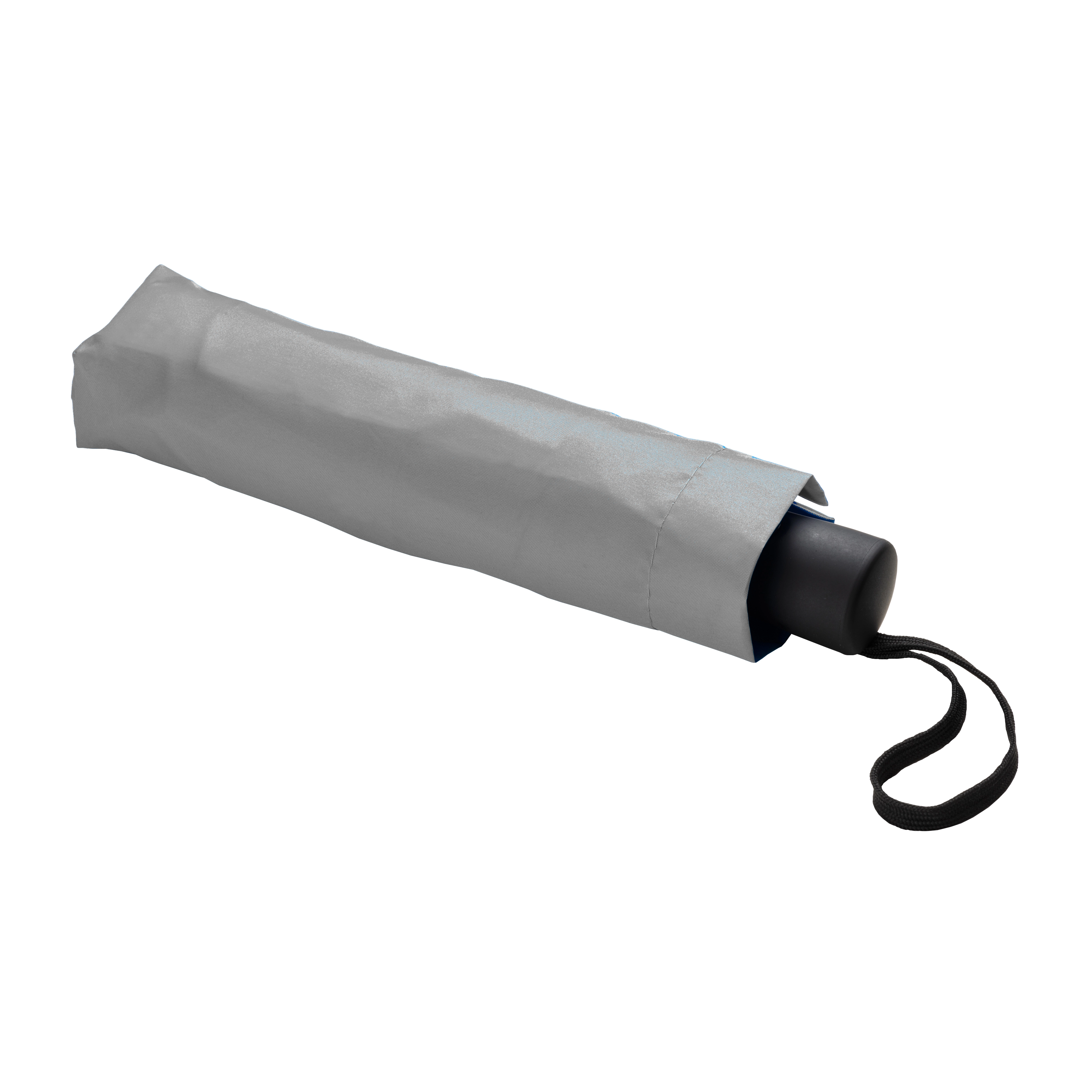 Immagine Mini ombrello apri-chiudi a pulsante in Polyester seta, inserito in guaina