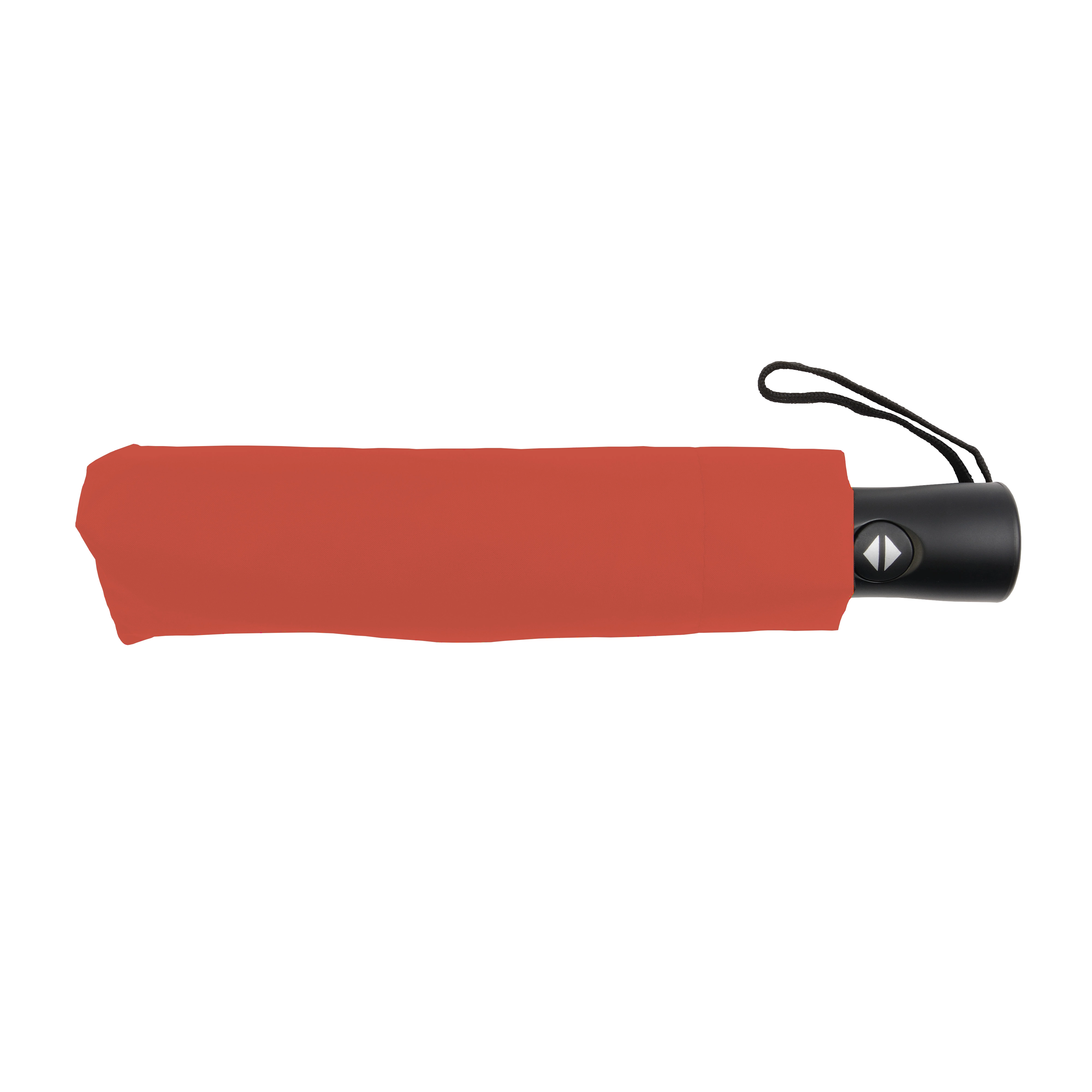 Immagine Mini ombrello apri-chiudi a pulsante in Polyester seta, inserito in guaina