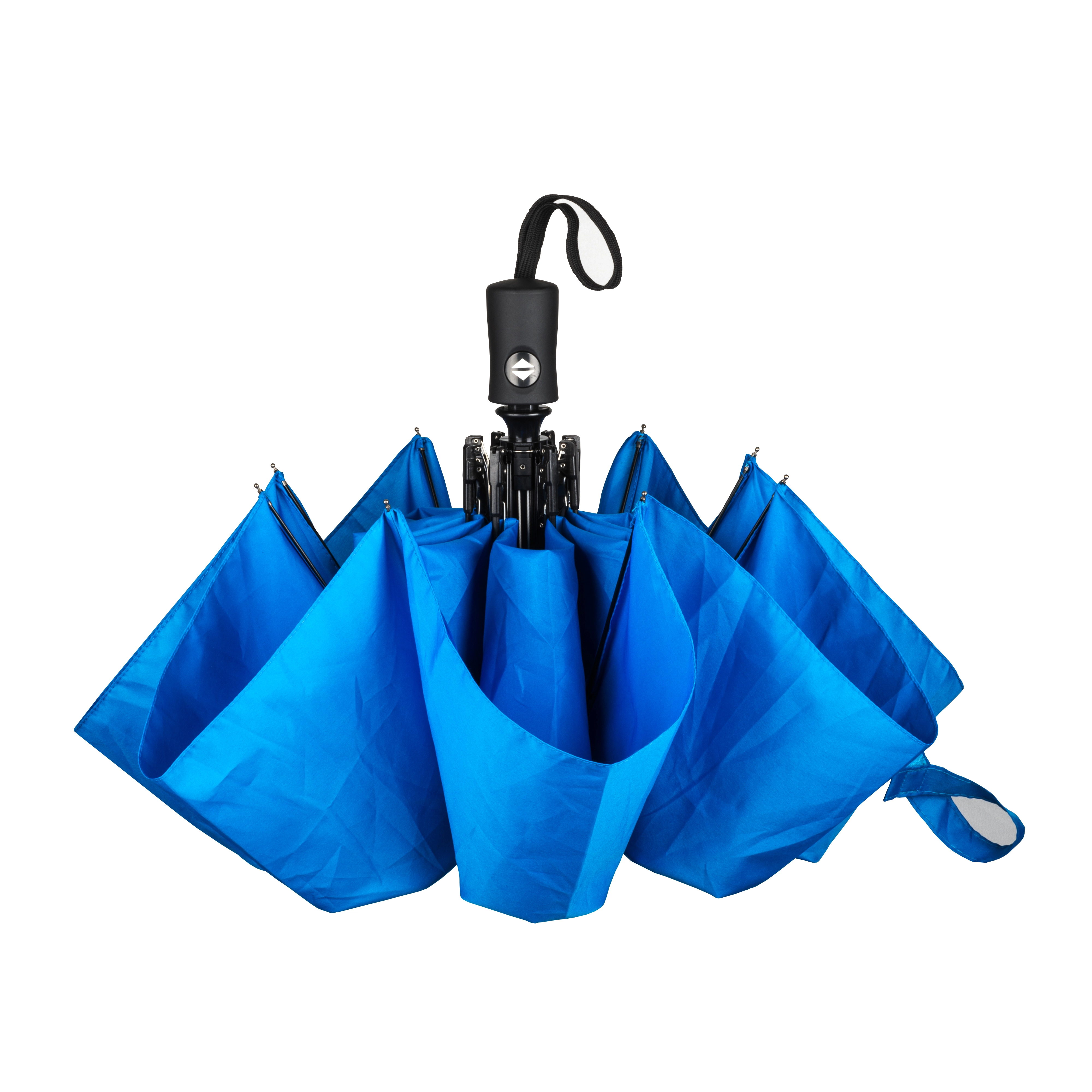 Immagine Mini ombrello apri-chiudi a pulsante in Polyester seta, inserito in guaina