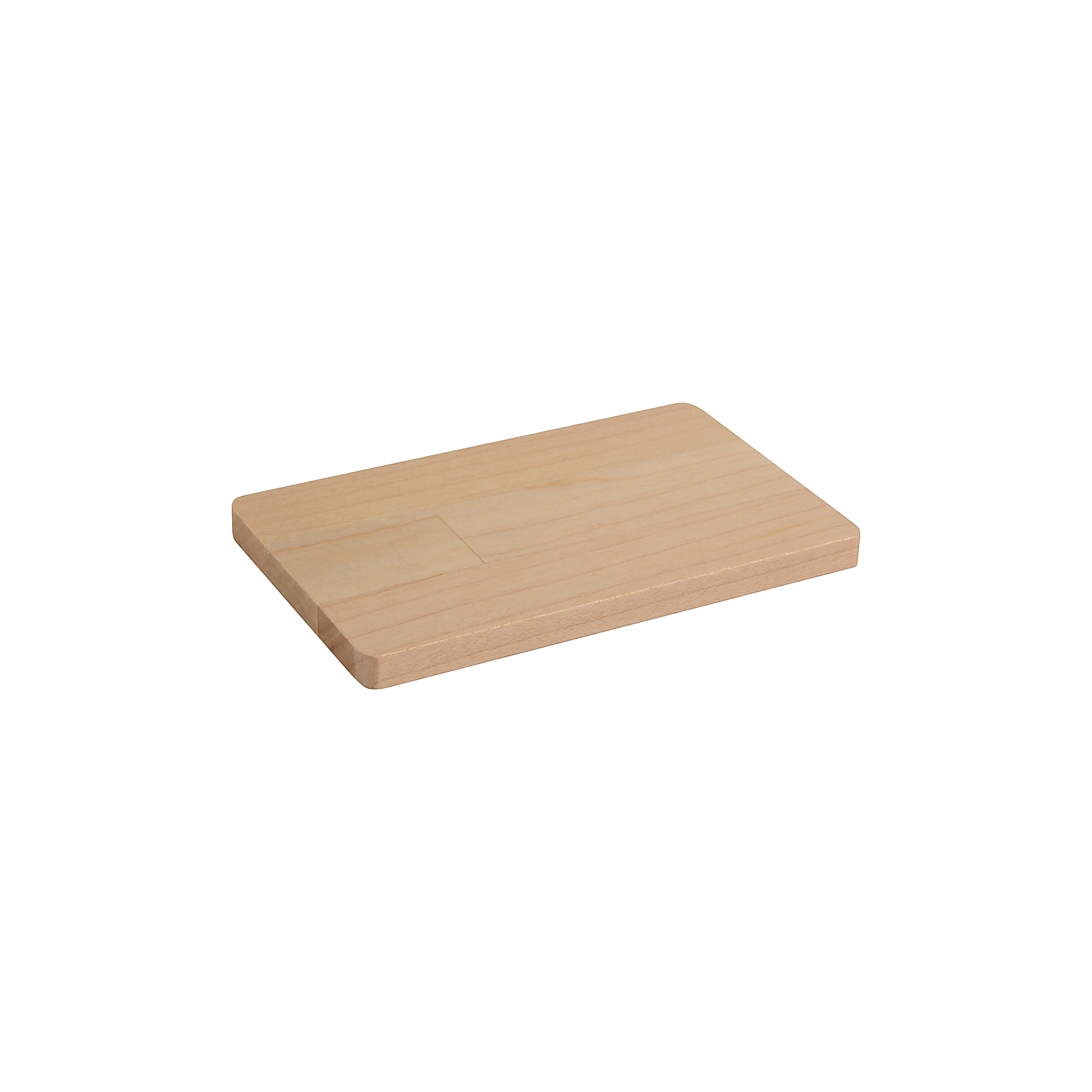 Immagine Chiavetta USB 4GB a forma di tessera in legno.