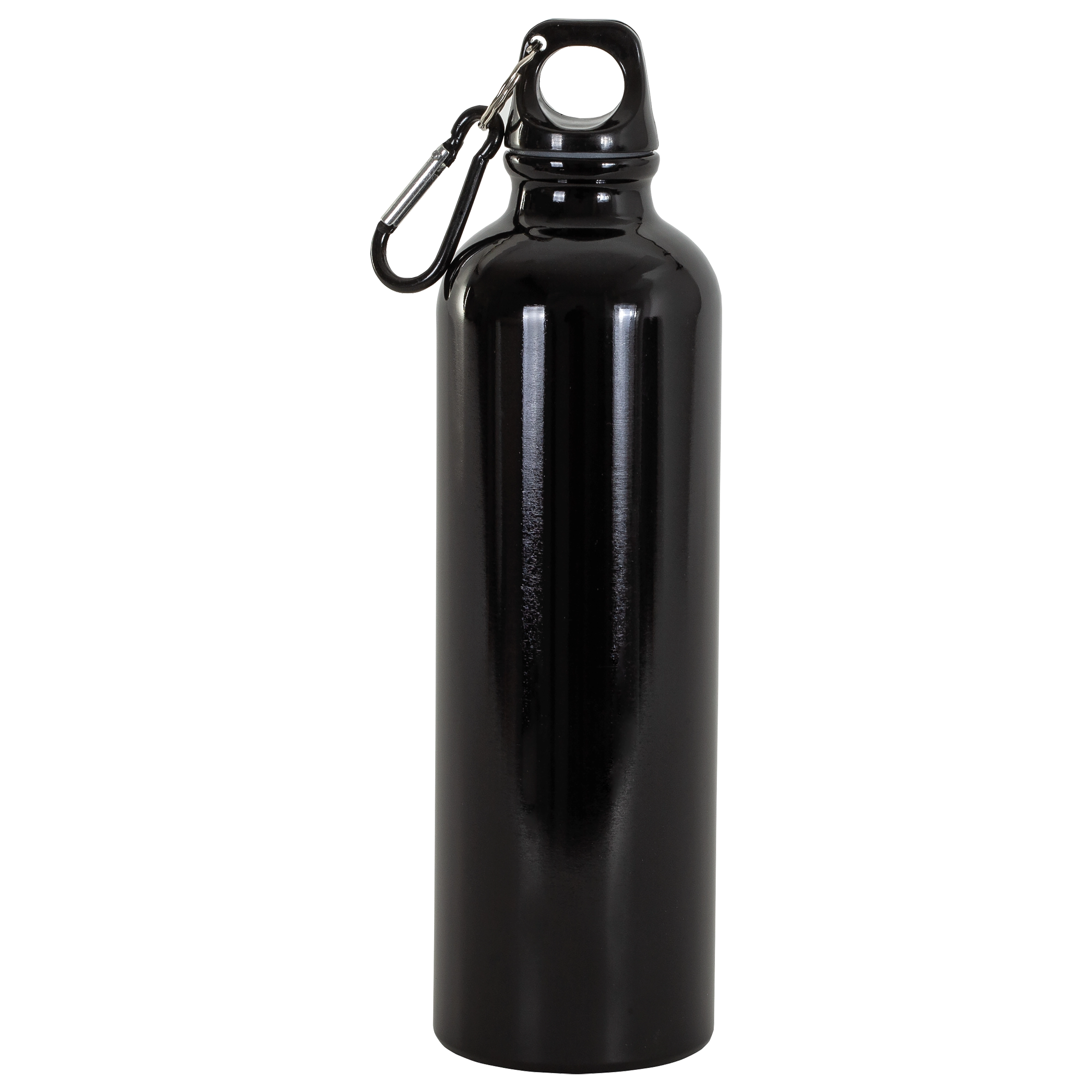 Immagine Borraccia in alluminio con moschettone, 750 ml, no box