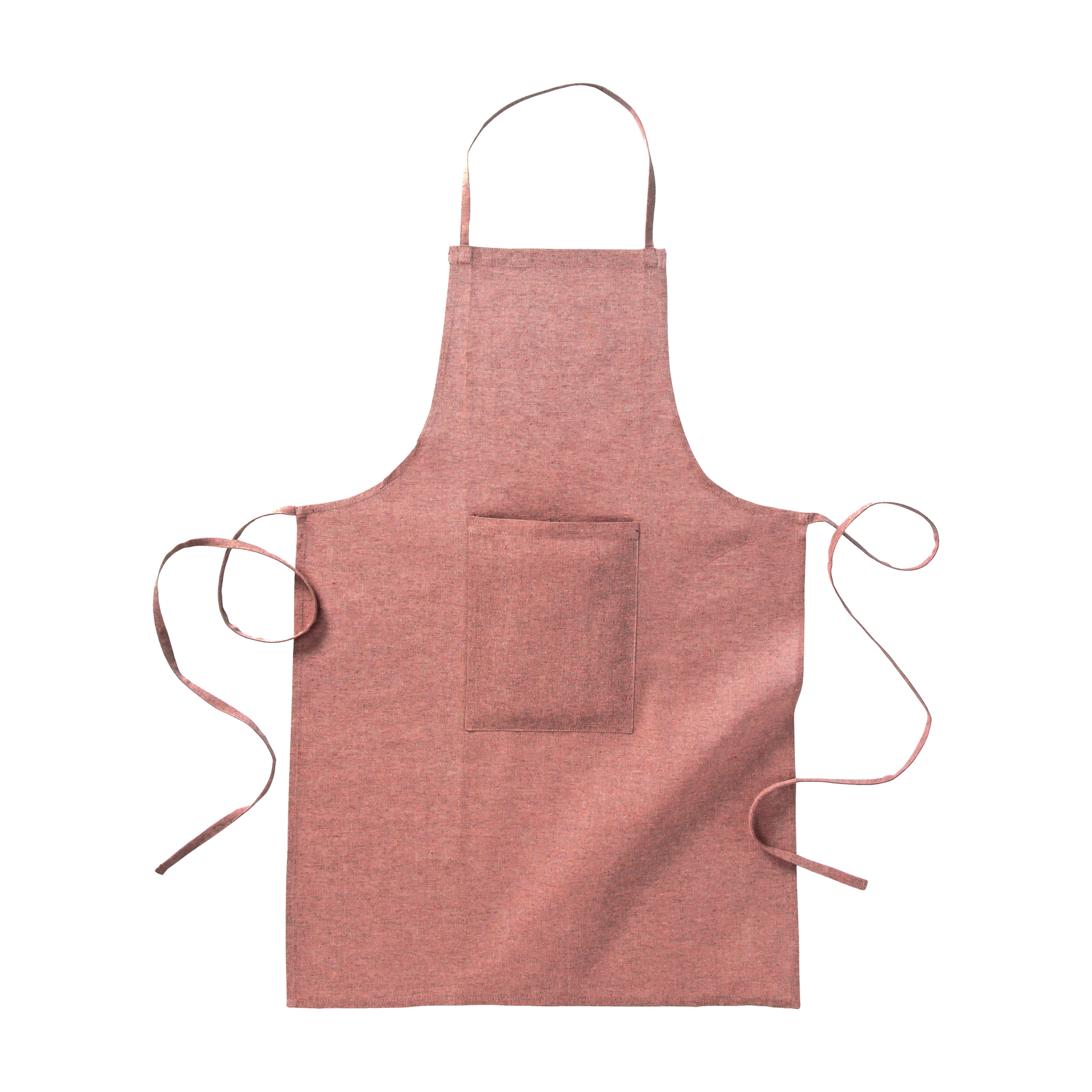 Immagine Grembiule lungo cotone riciclato, con tasca frontale
