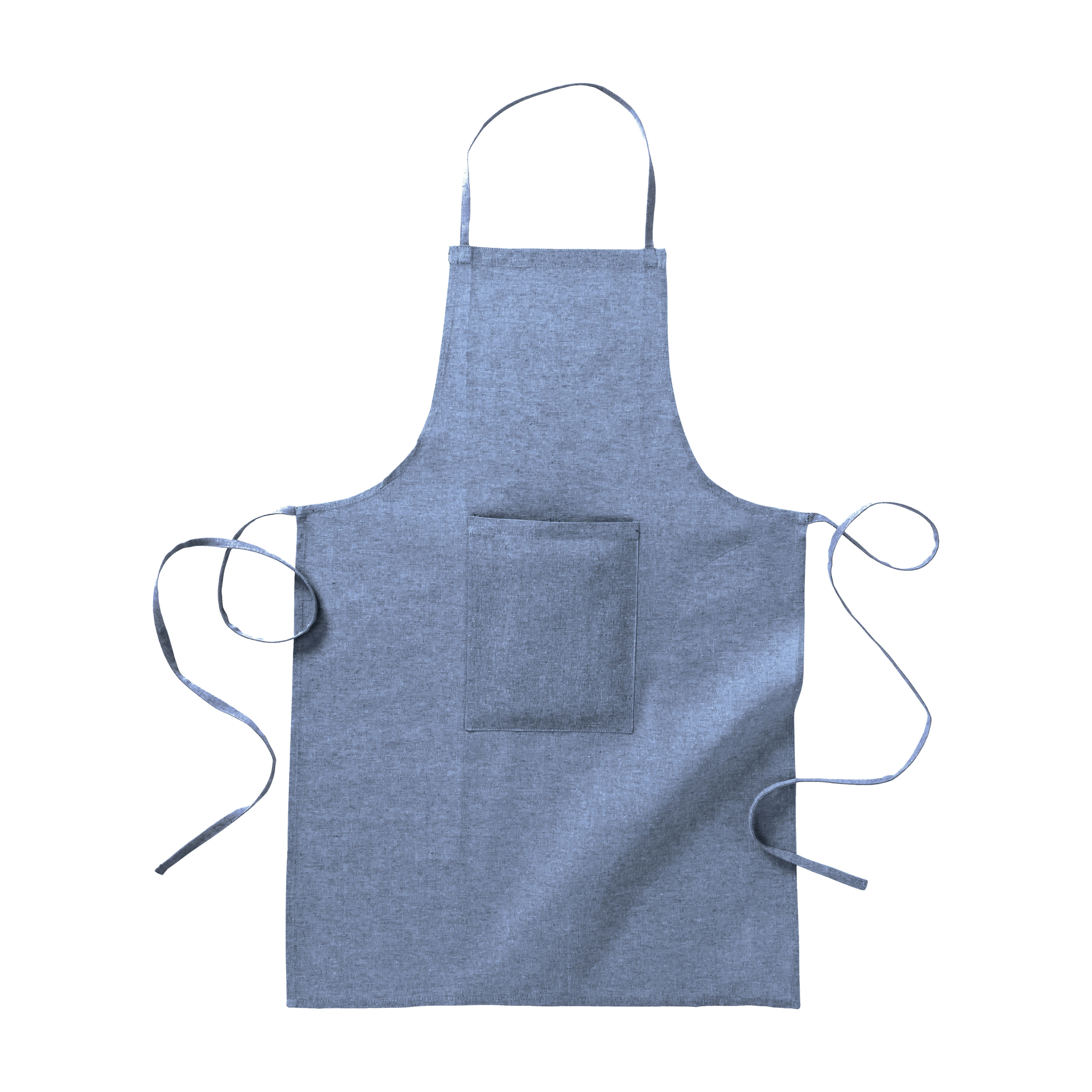 Immagine Grembiule lungo cotone riciclato, con tasca frontale