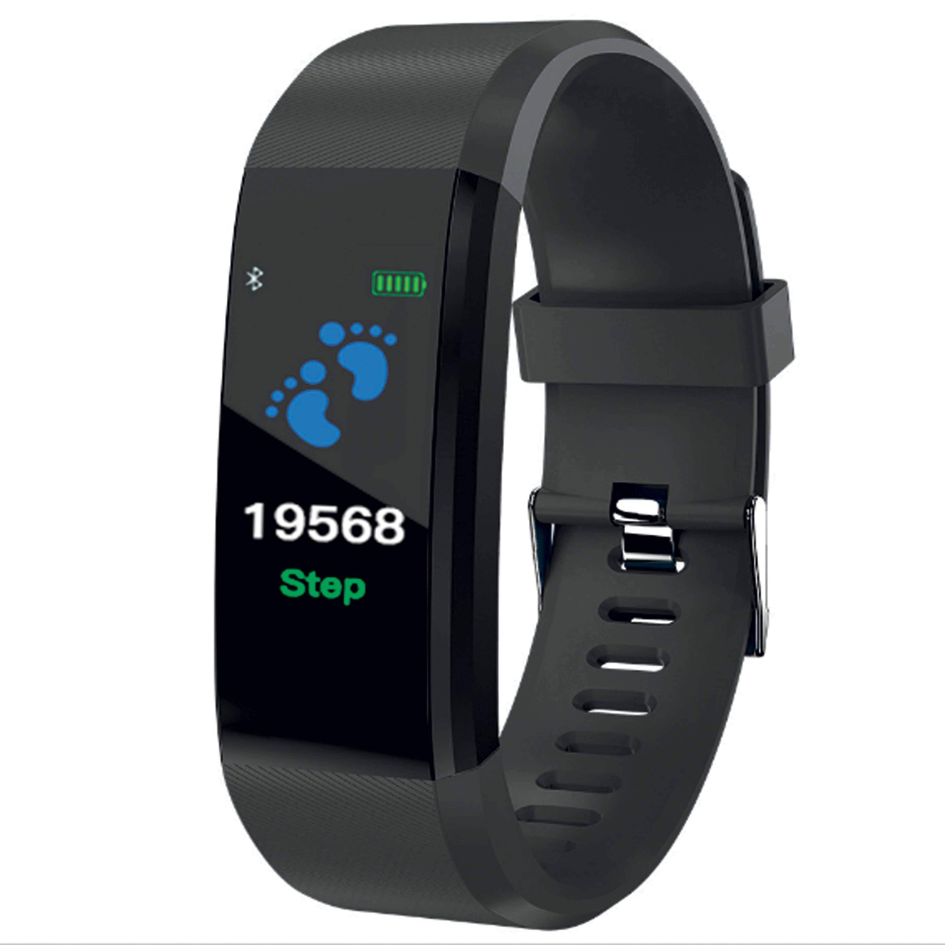 Immagine Fitness tracker bracciale in TPU con funzione di monitoraggio battito cardiaco