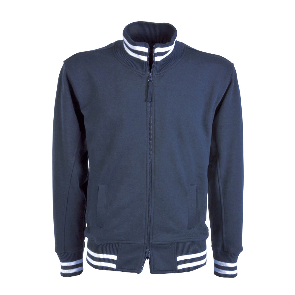 Immagine Felpa con zip lunga, con tasche