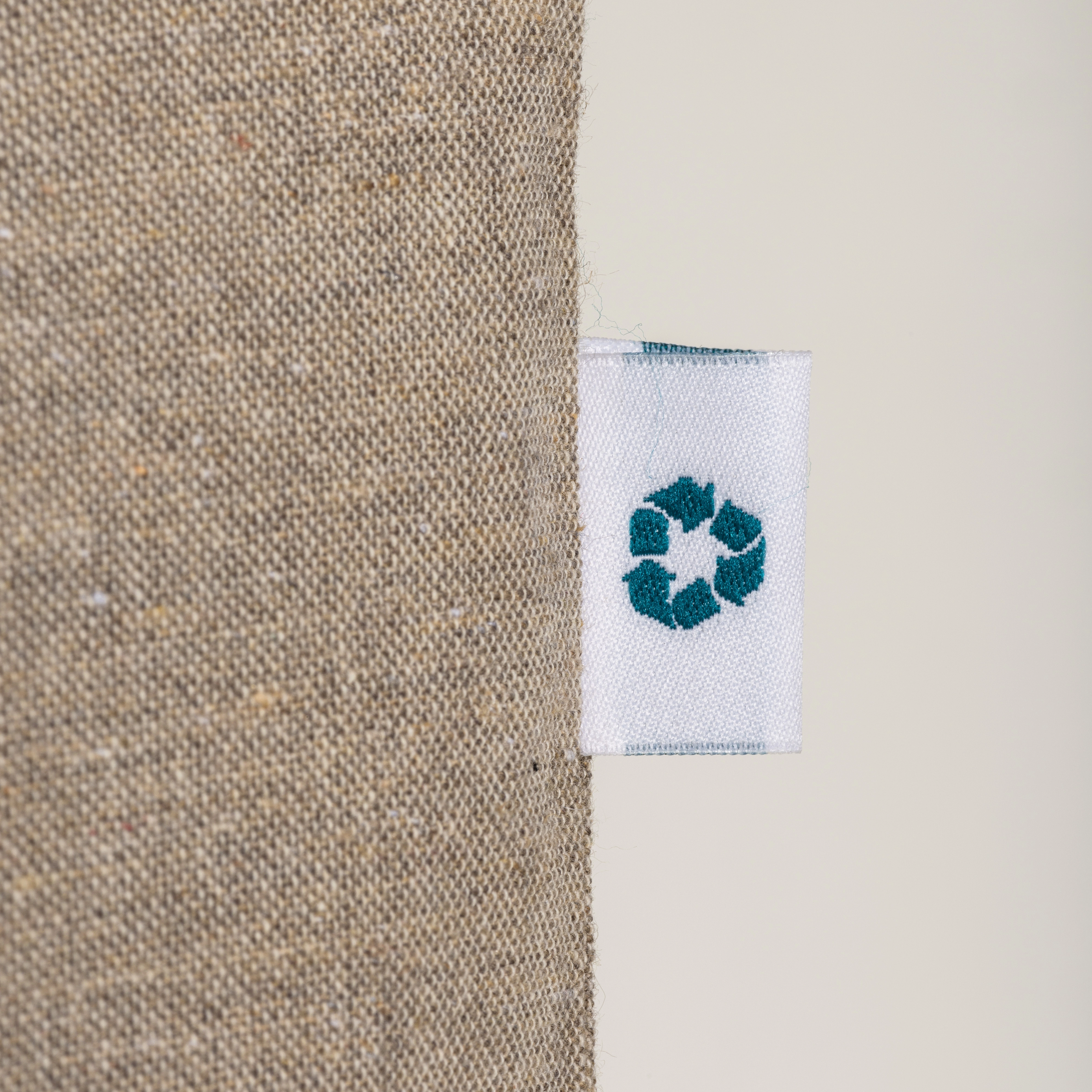 Immagine Shopper in cotone riciclato 190 g/m2, manici lunghi