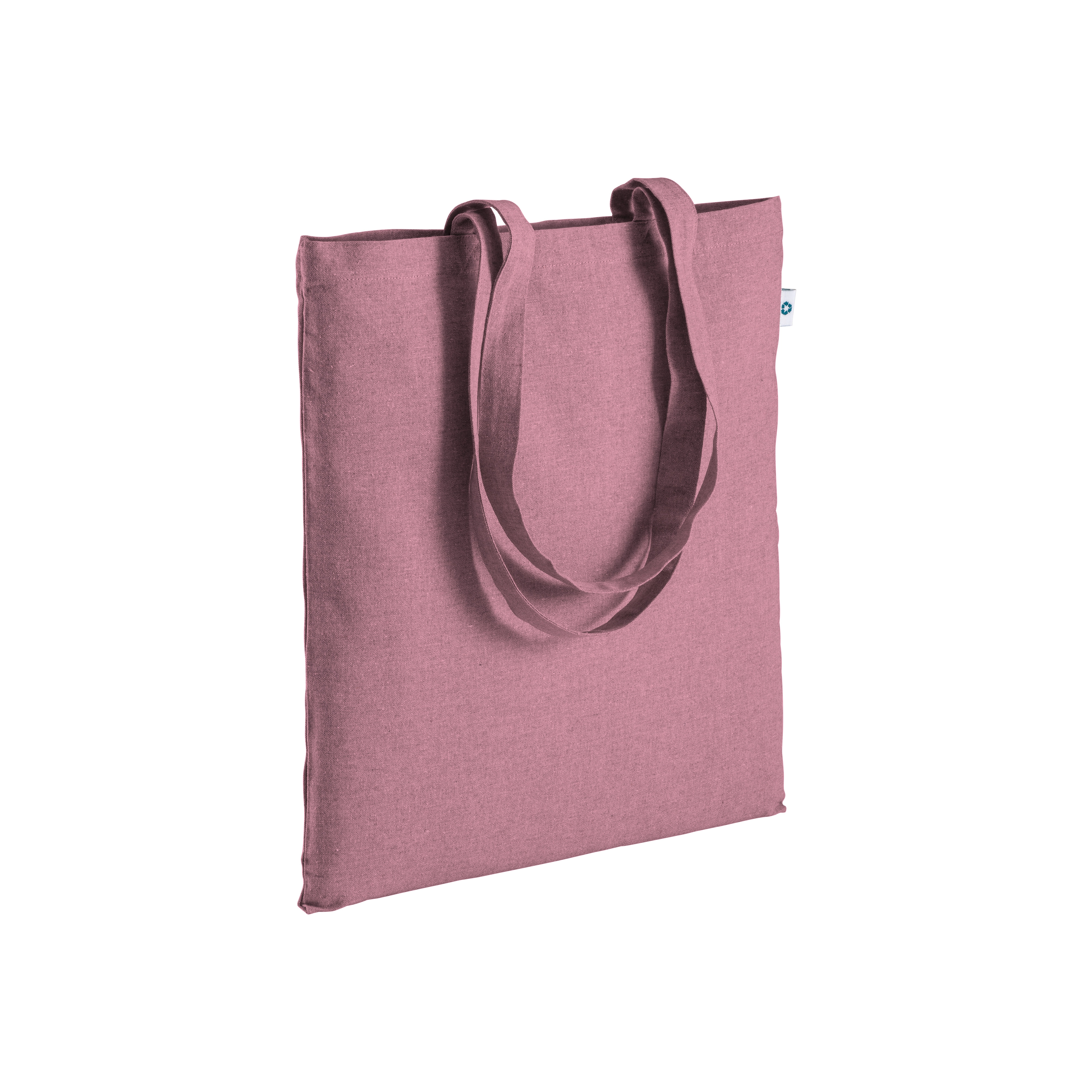 Immagine Shopper in cotone riciclato 190 g/m2, manici lunghi