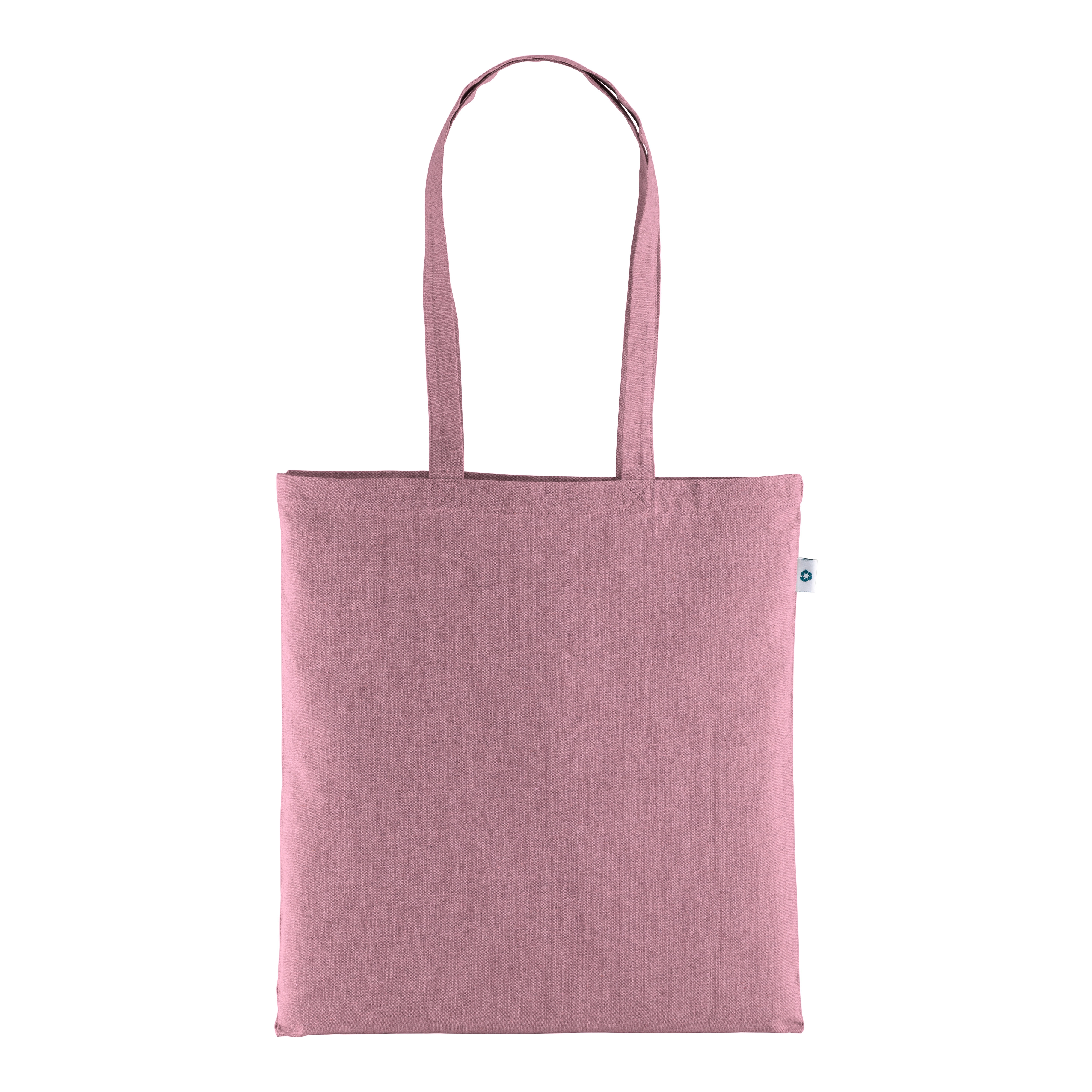 Immagine Shopper in cotone riciclato 190 g/m2, manici lunghi