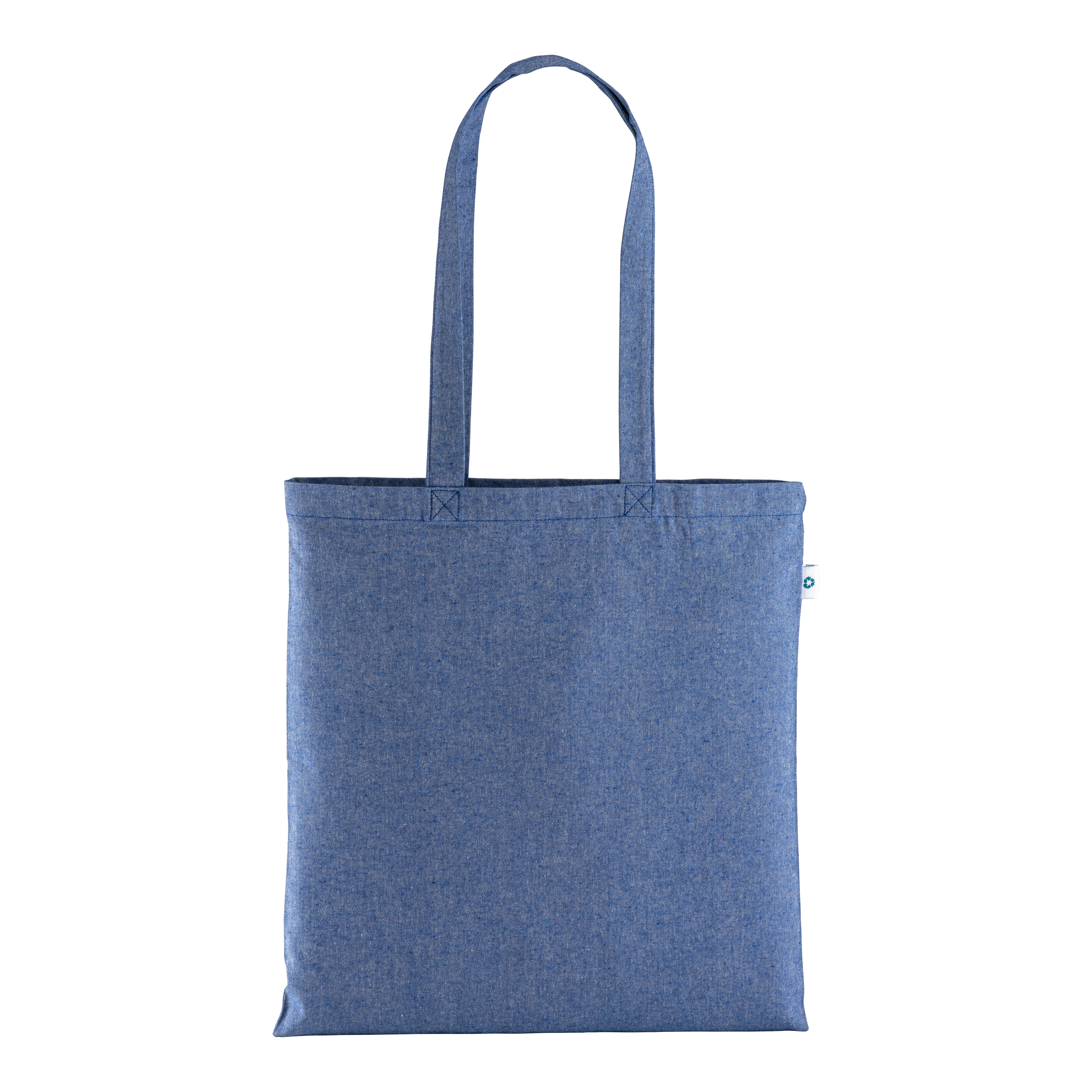 Immagine Shopper in cotone riciclato 190 g/m2, manici lunghi