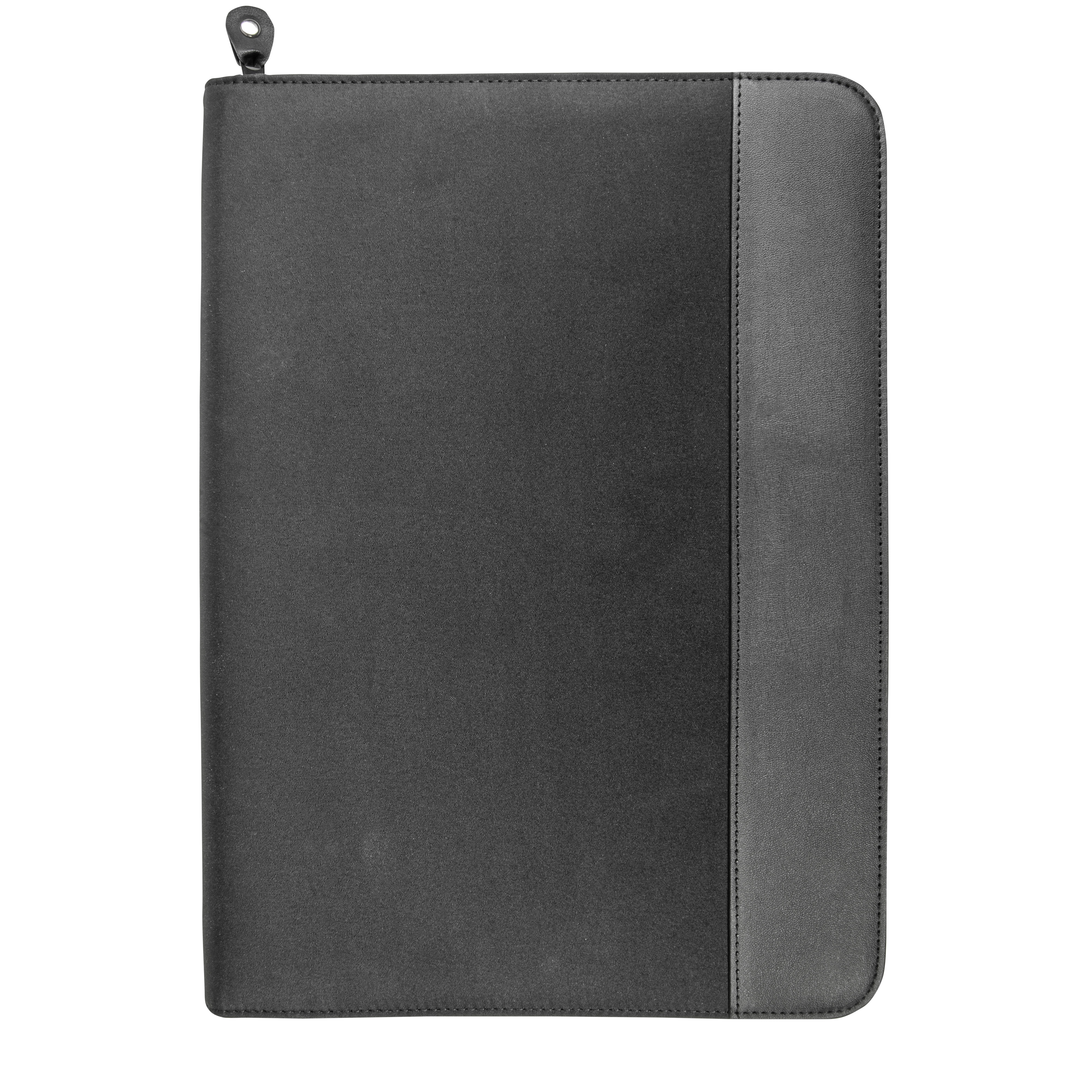 Immagine Cartella porta documenti in microfibra e similpelle . Raccoglitore ad anelli