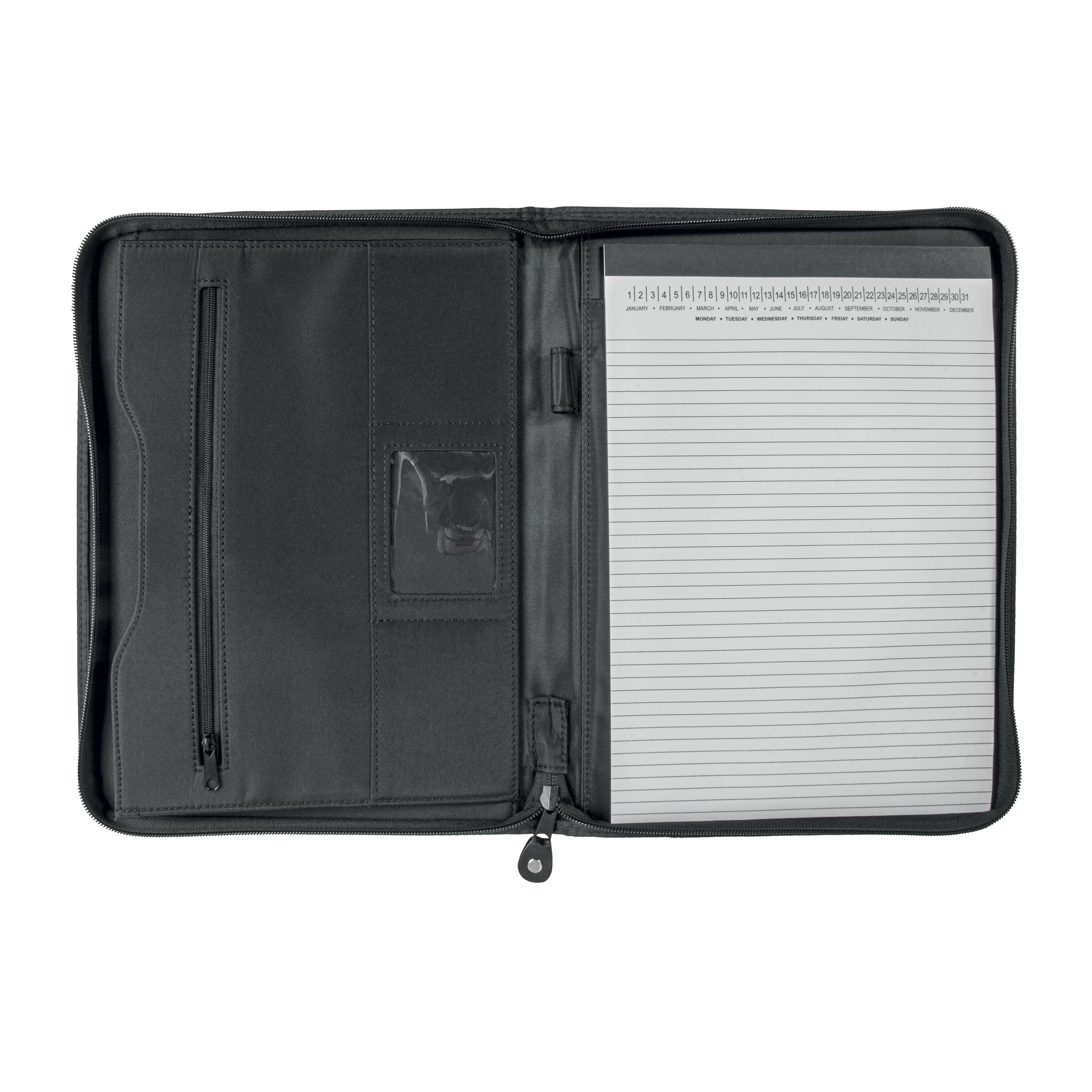 Immagine Cartella porta documenti in microfibra e similpelle .Tasche interne