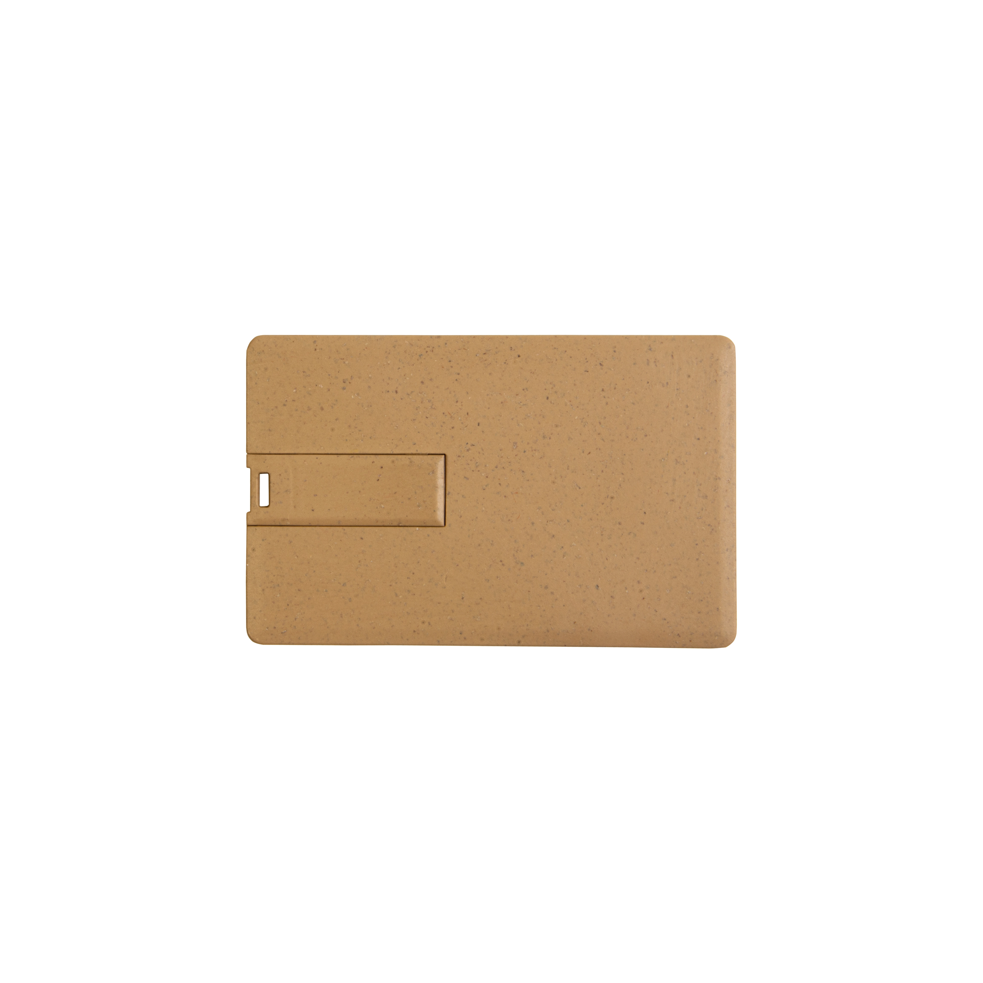 Immagine Chiavetta USB 4Gb a forma di tessera in paglia di grano e PP. Possibilità di import