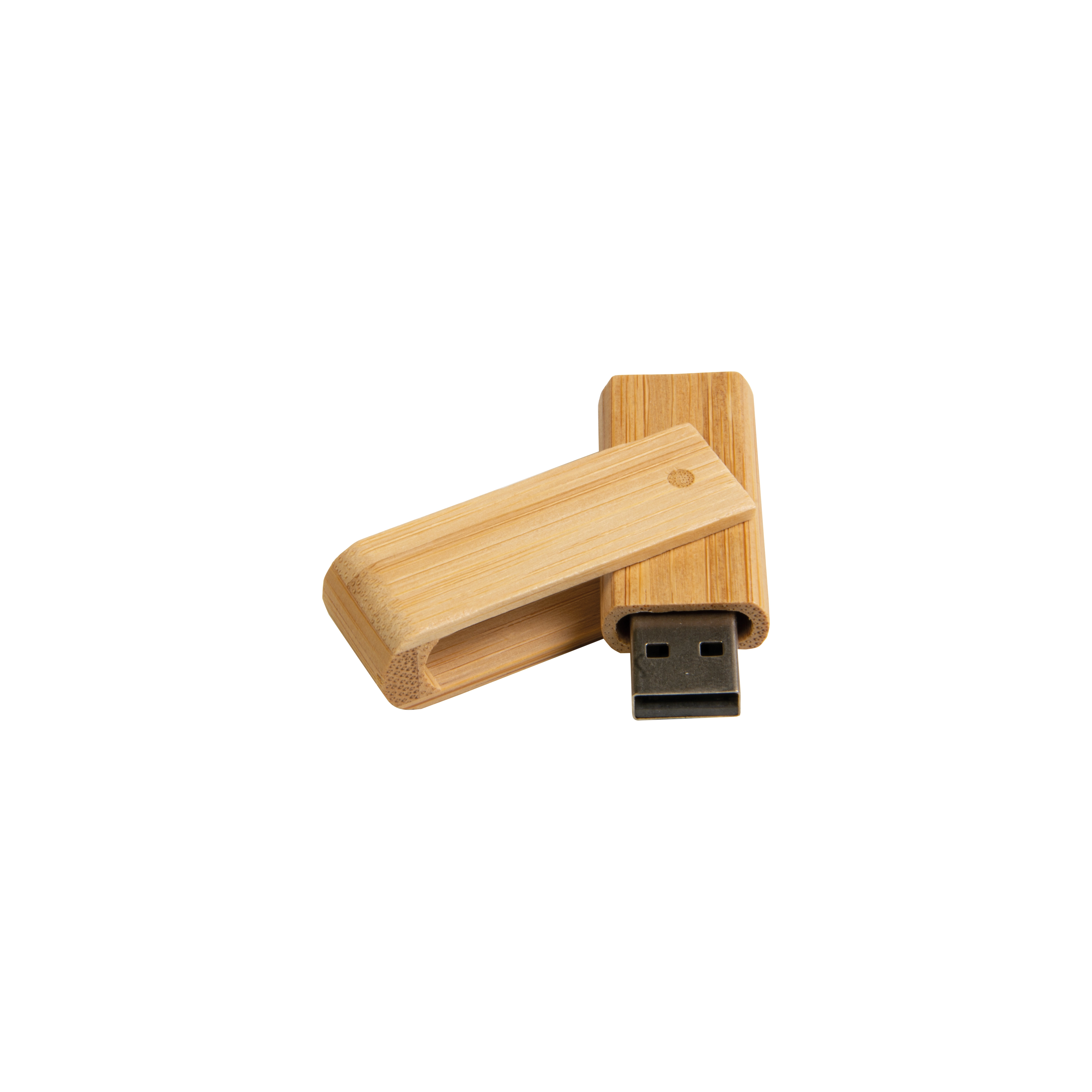 Immagine Chiavetta girevole USB 8Gb in bamboo. Possibilità di import su richiesta