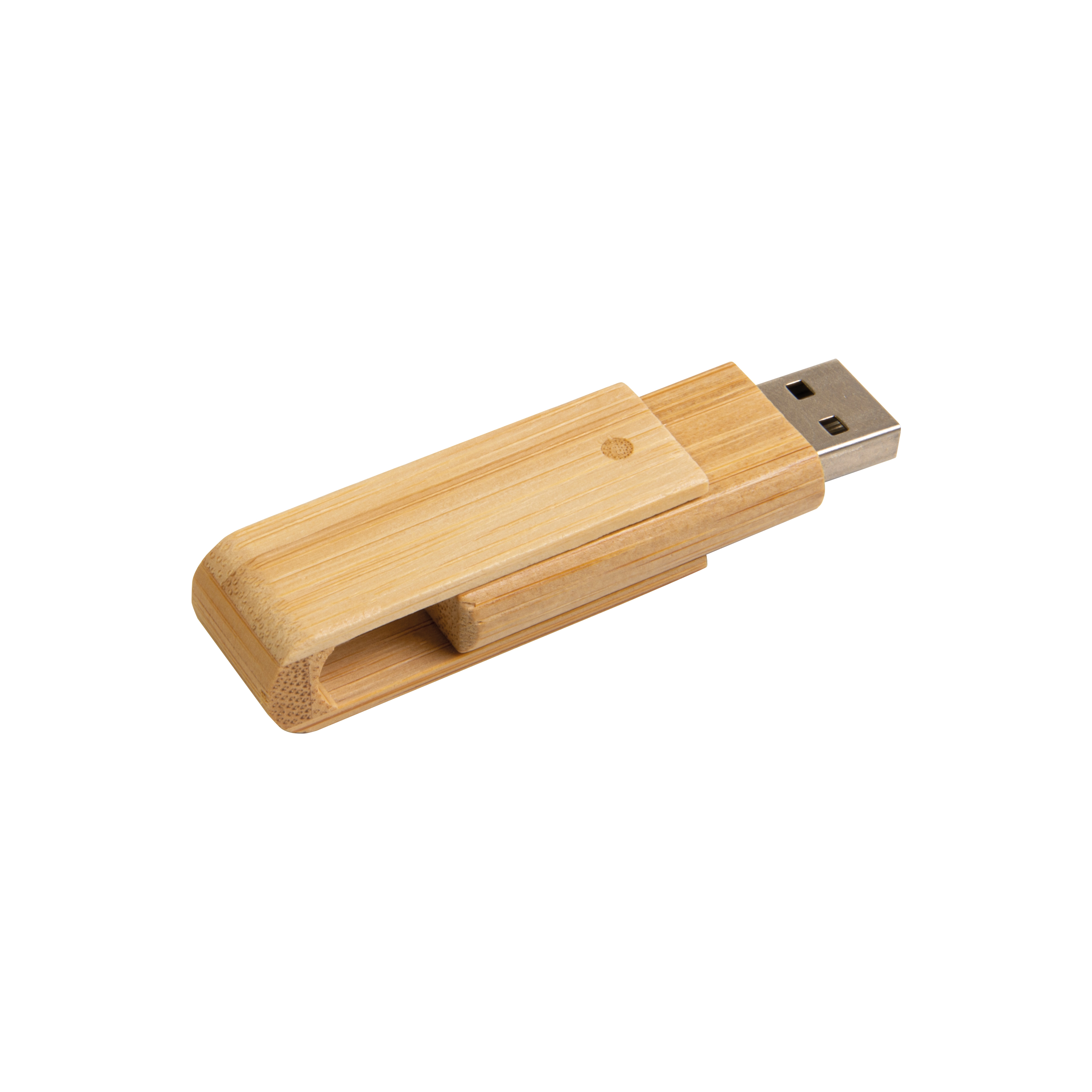 Immagine Chiavetta girevole USB 8Gb in bamboo. Possibilità di import su richiesta