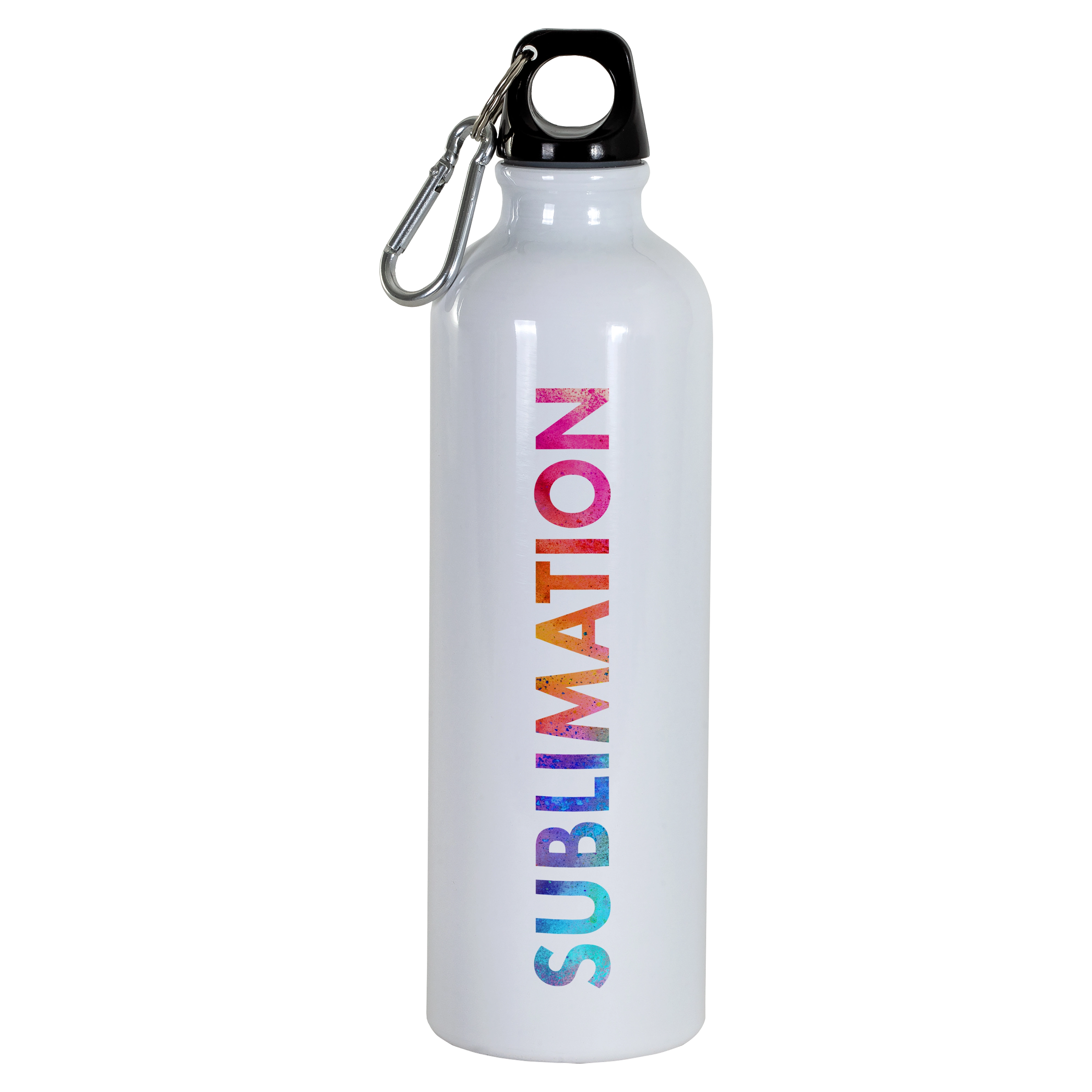 Immagine Borraccia in alluminio con moschettone, 750ml. Adatta per la stampa sublimatica