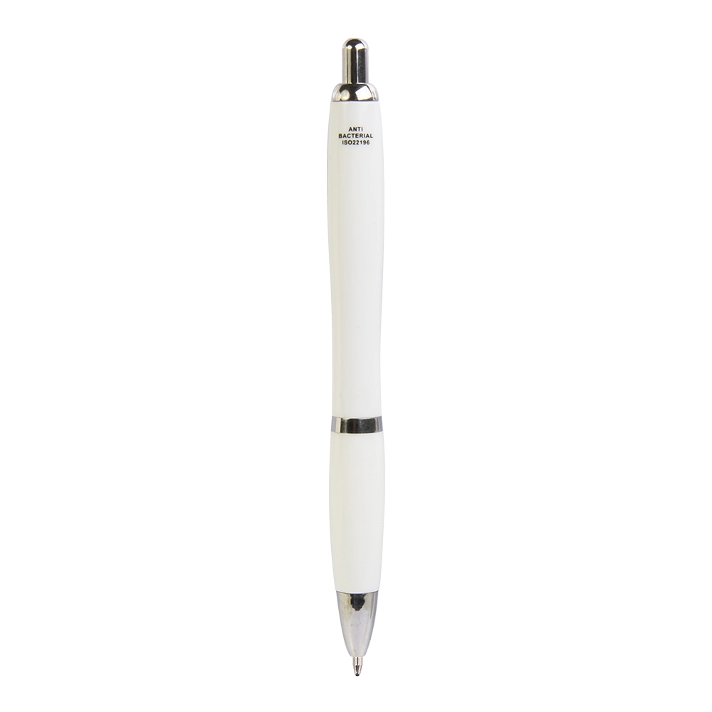 Immagine Penna a sfera in ABS con fusto antibatterico.Clip in metallo. ISO 22196.