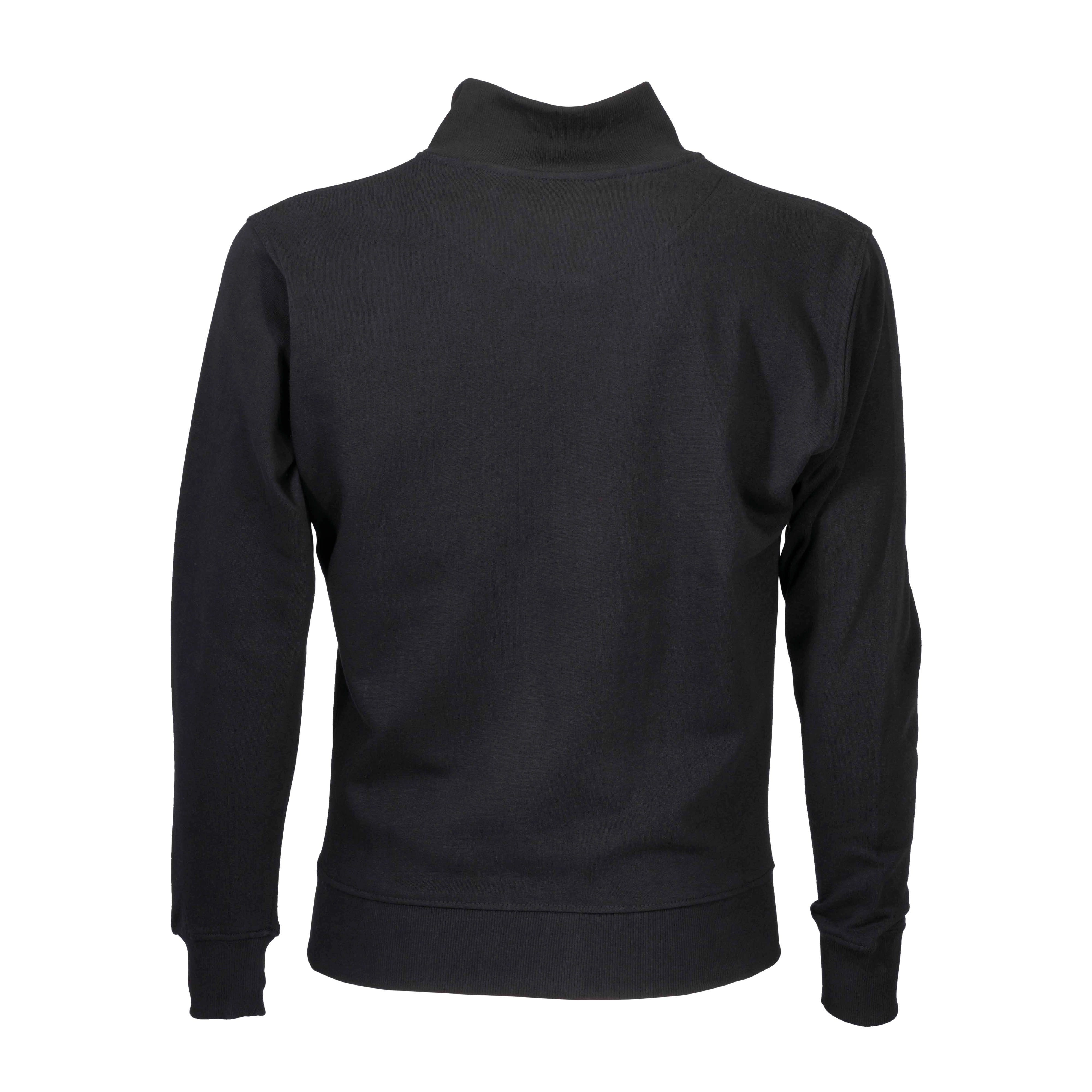 Immagine Felpa con zip lunga, tasche laterali