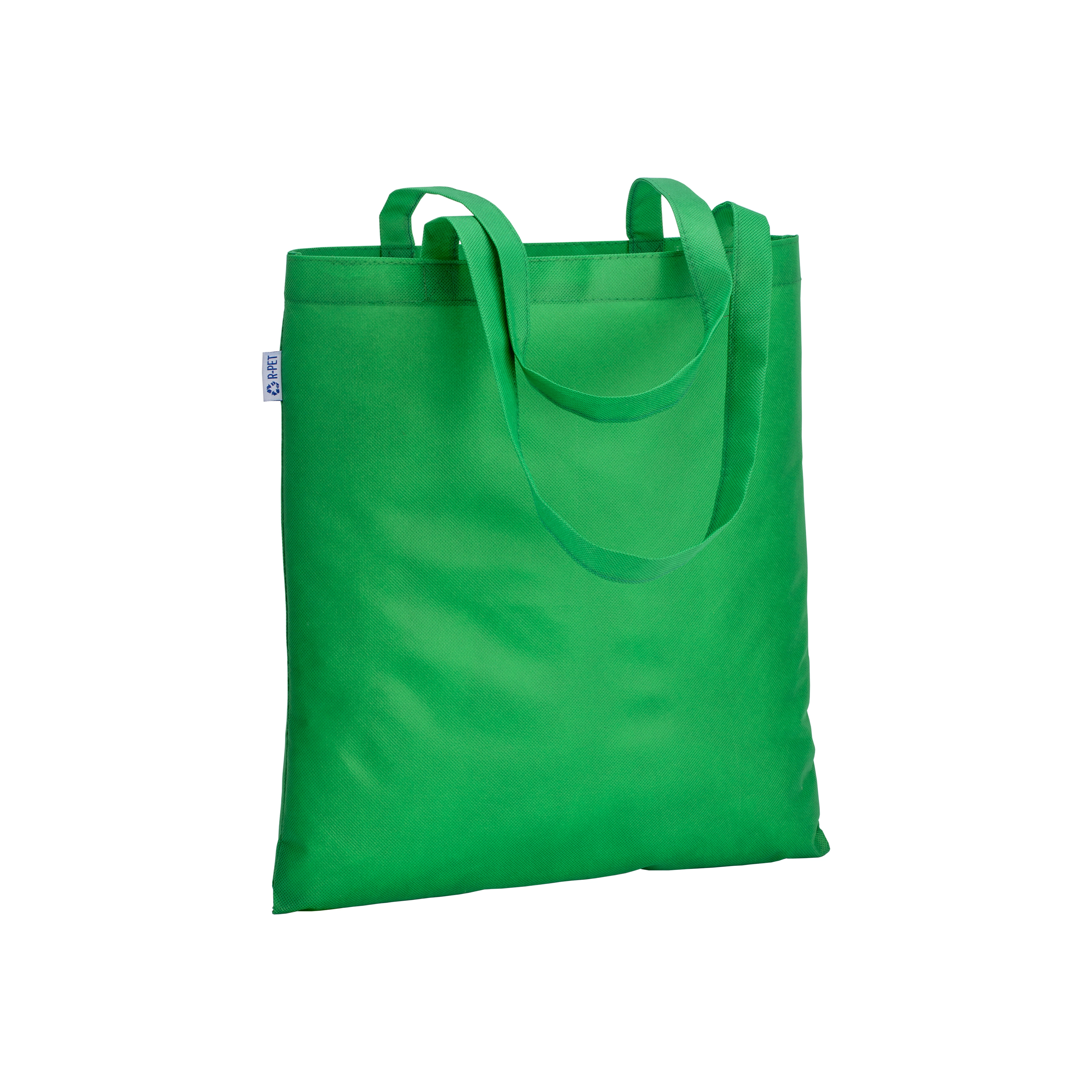 Immagine Shopper in R-pet 80g/m2, manici lunghi
