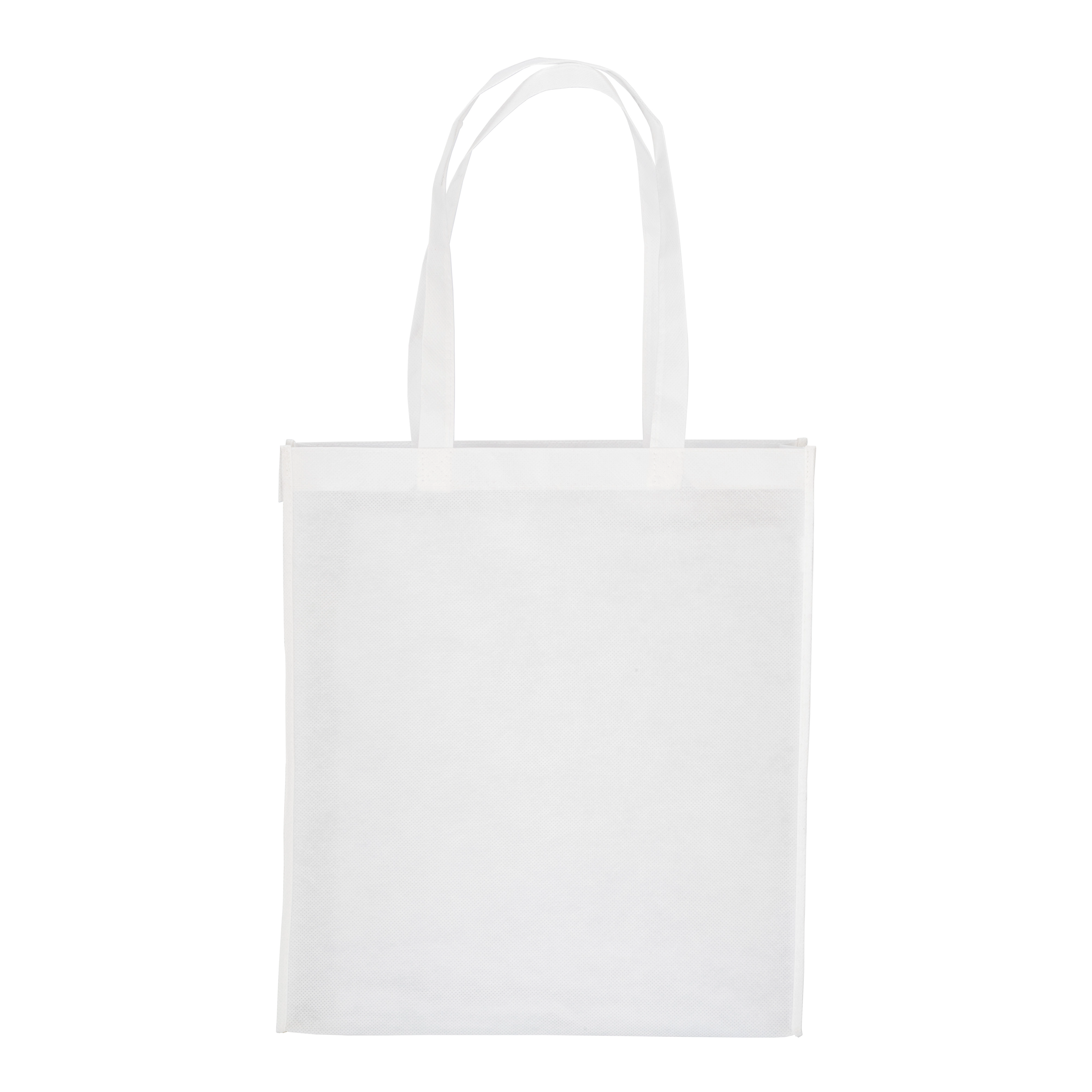 Immagine Shopper in R-pet 80 g/m2 con soffietto e manici lunghi