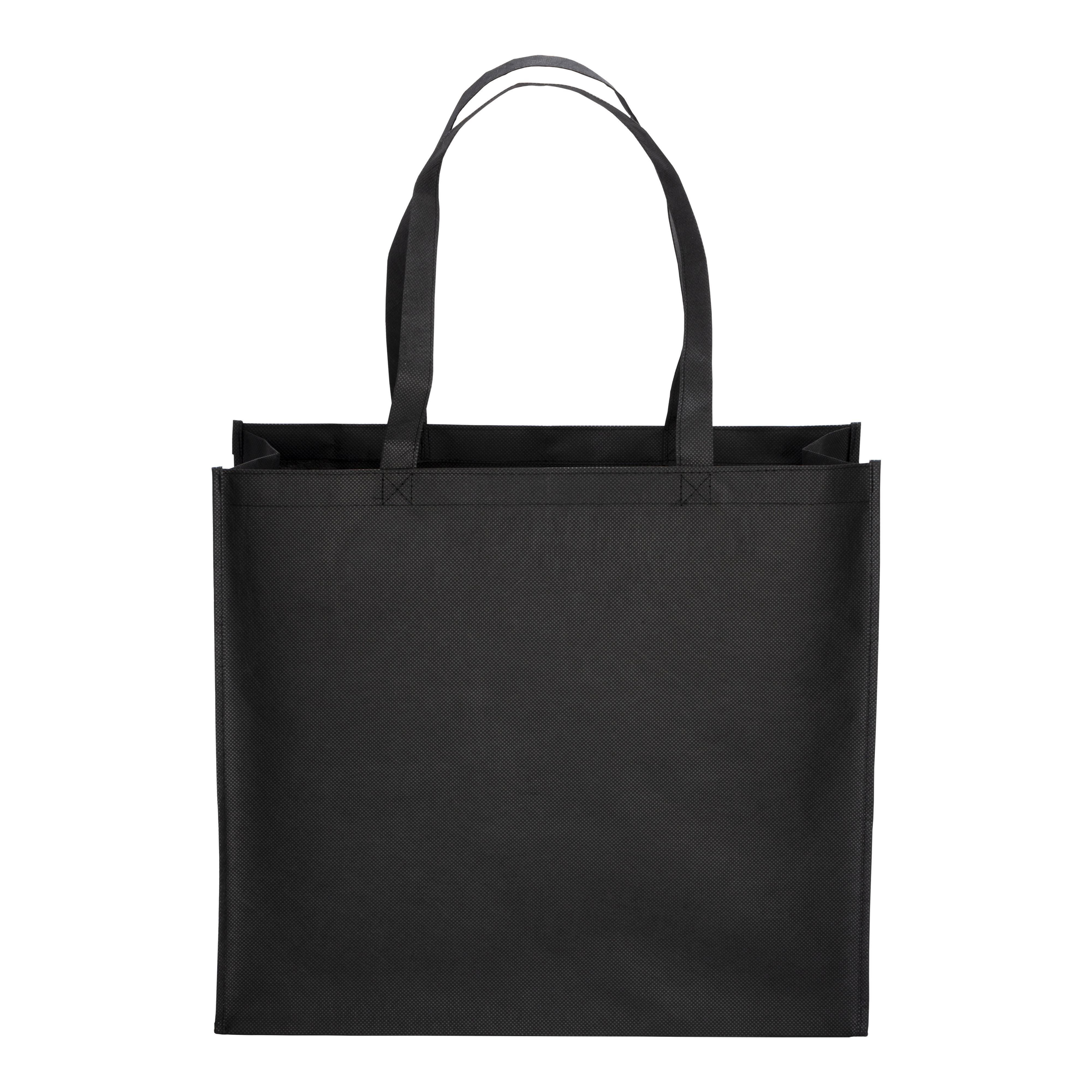 Immagine Shopper con soffietto in R-pet 80g/m2, manici lunghi