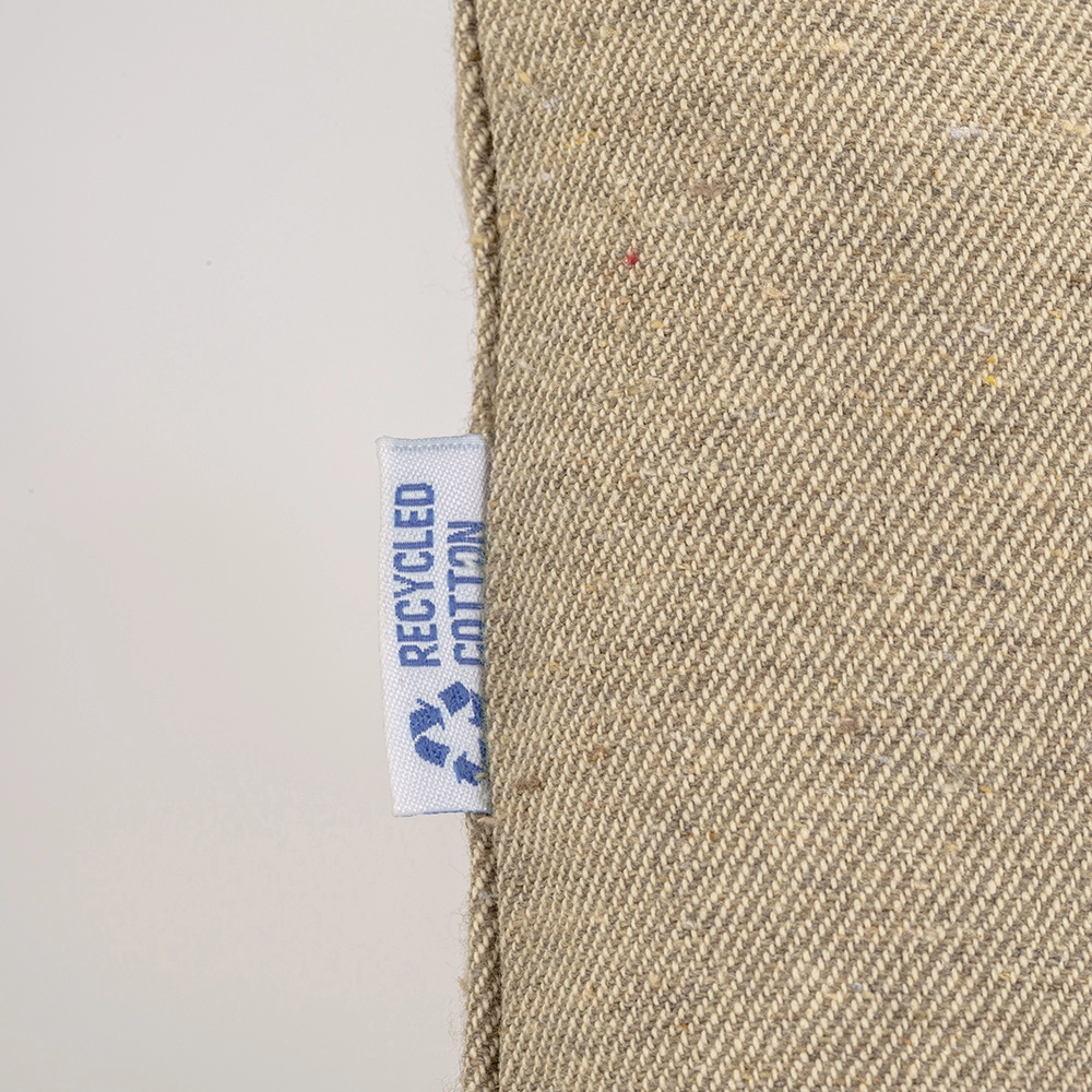 Immagine Shopper carbon neutral in cotone riciclato 280 g/m2, manici lunghi