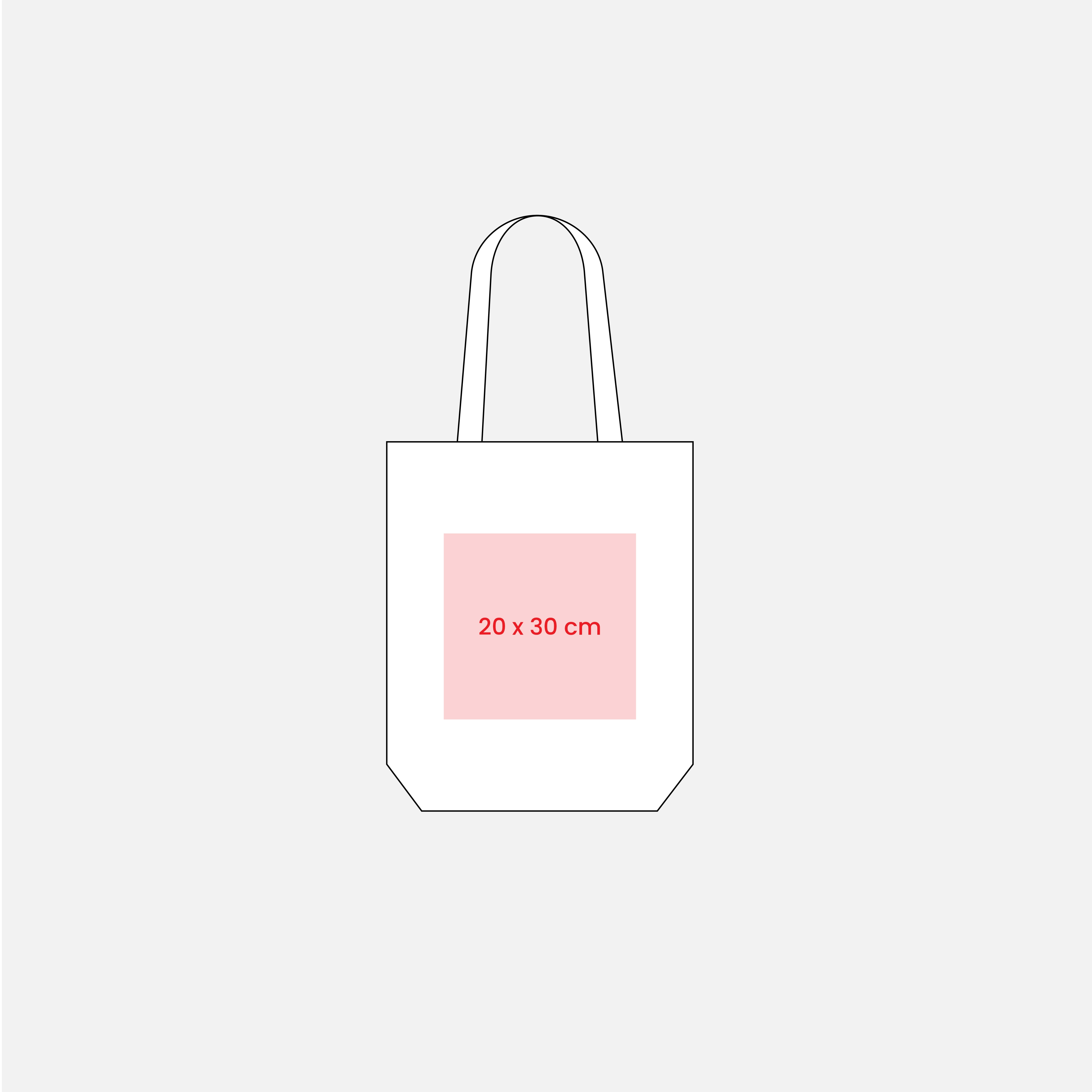 Immagine Shopper in cotone denim riciclato 180 gr/m2, manici lunghi e soffietto