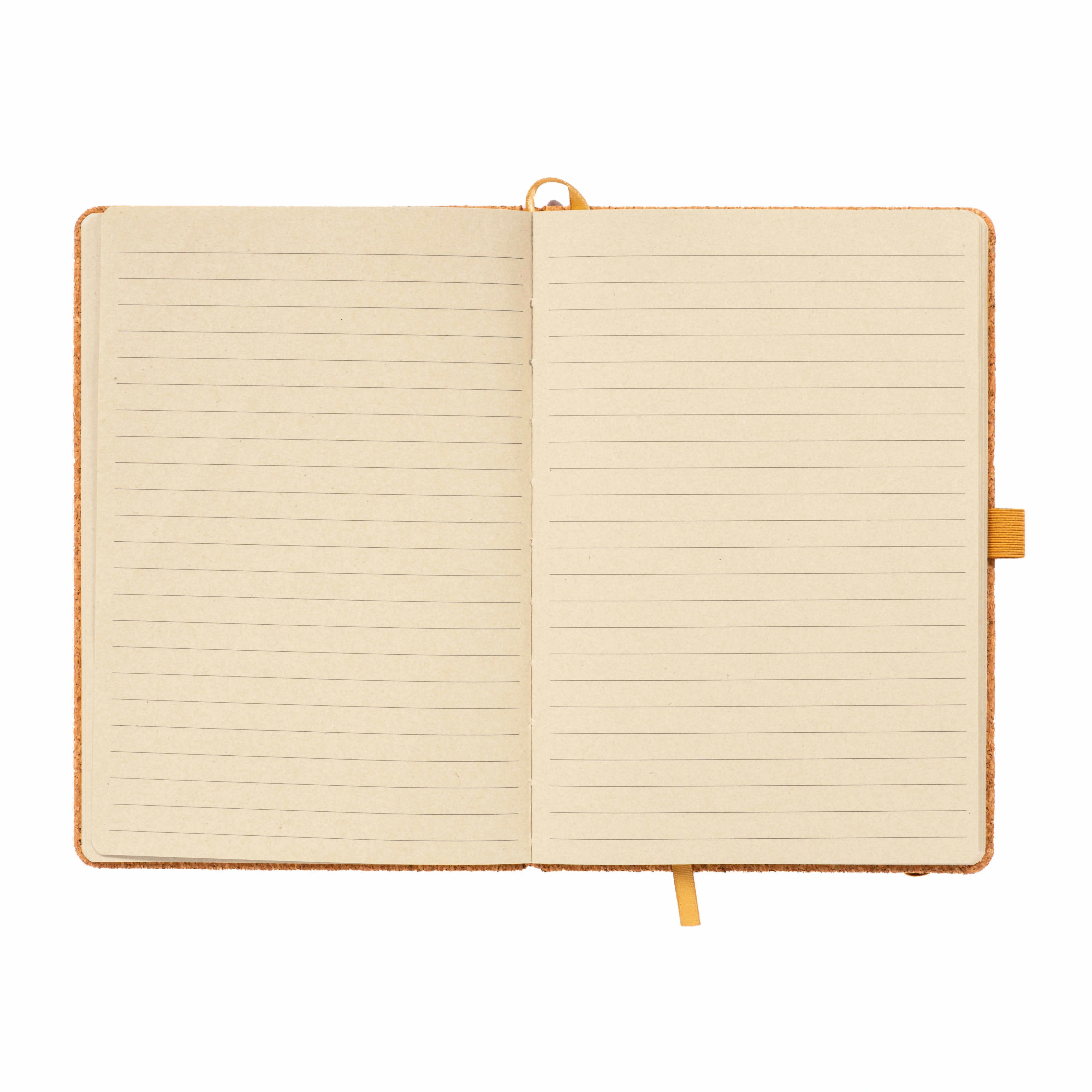 Immagine Quaderno in sughero, fogli a righe 80 pag. da 70 gr. in color avorio.